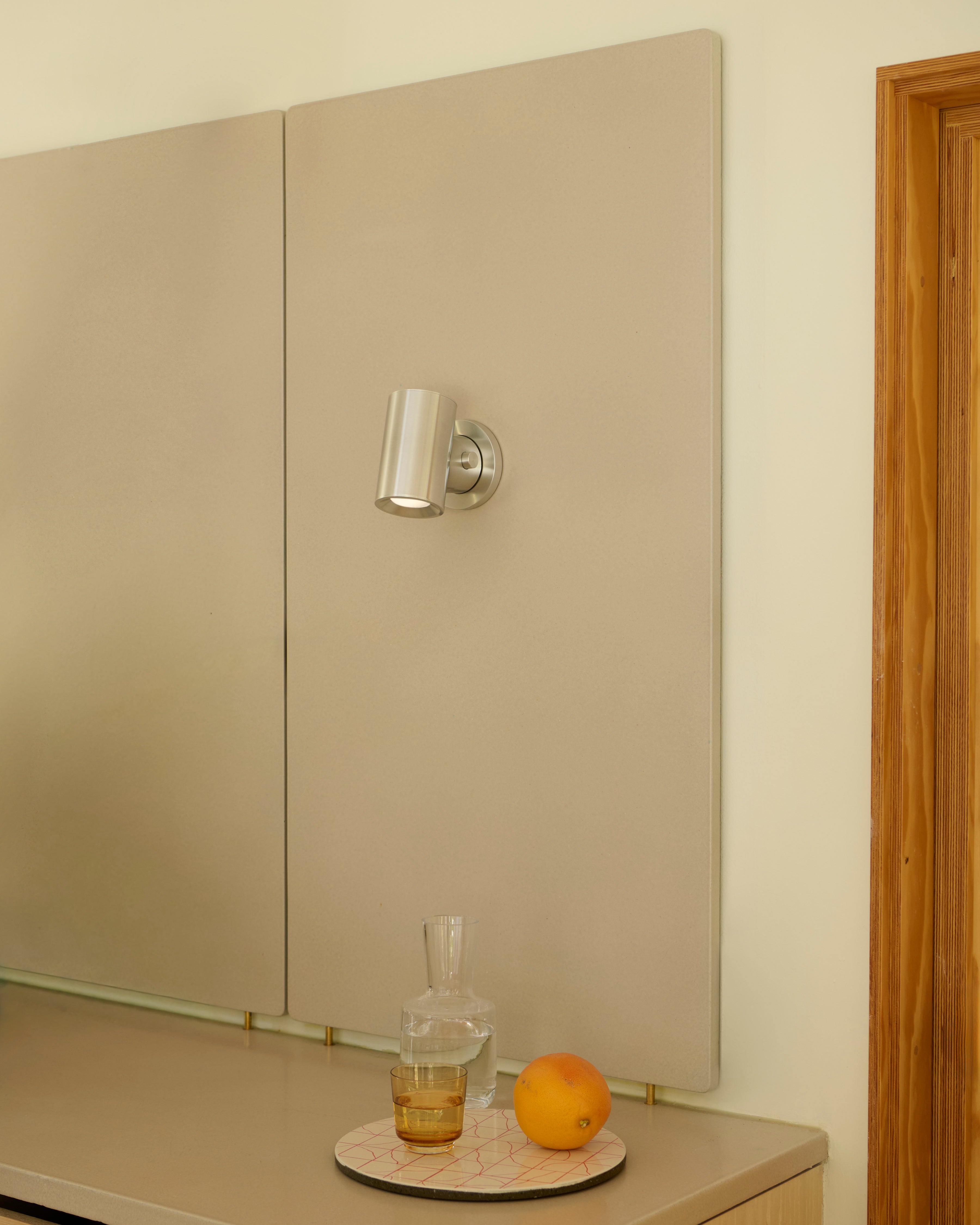 Wall Lamp BEAM Polished Aluminum