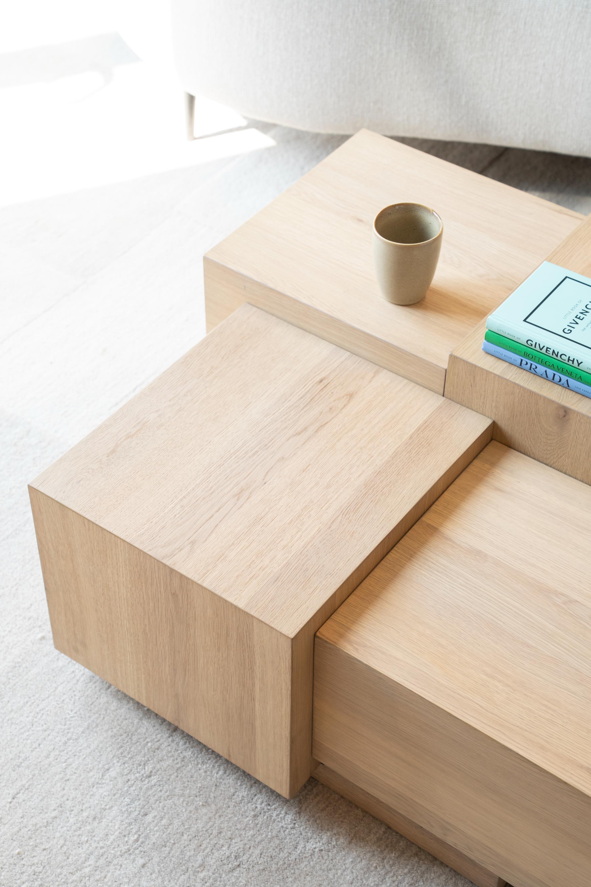 Couchtisch QUINTEN Eichenfurnier