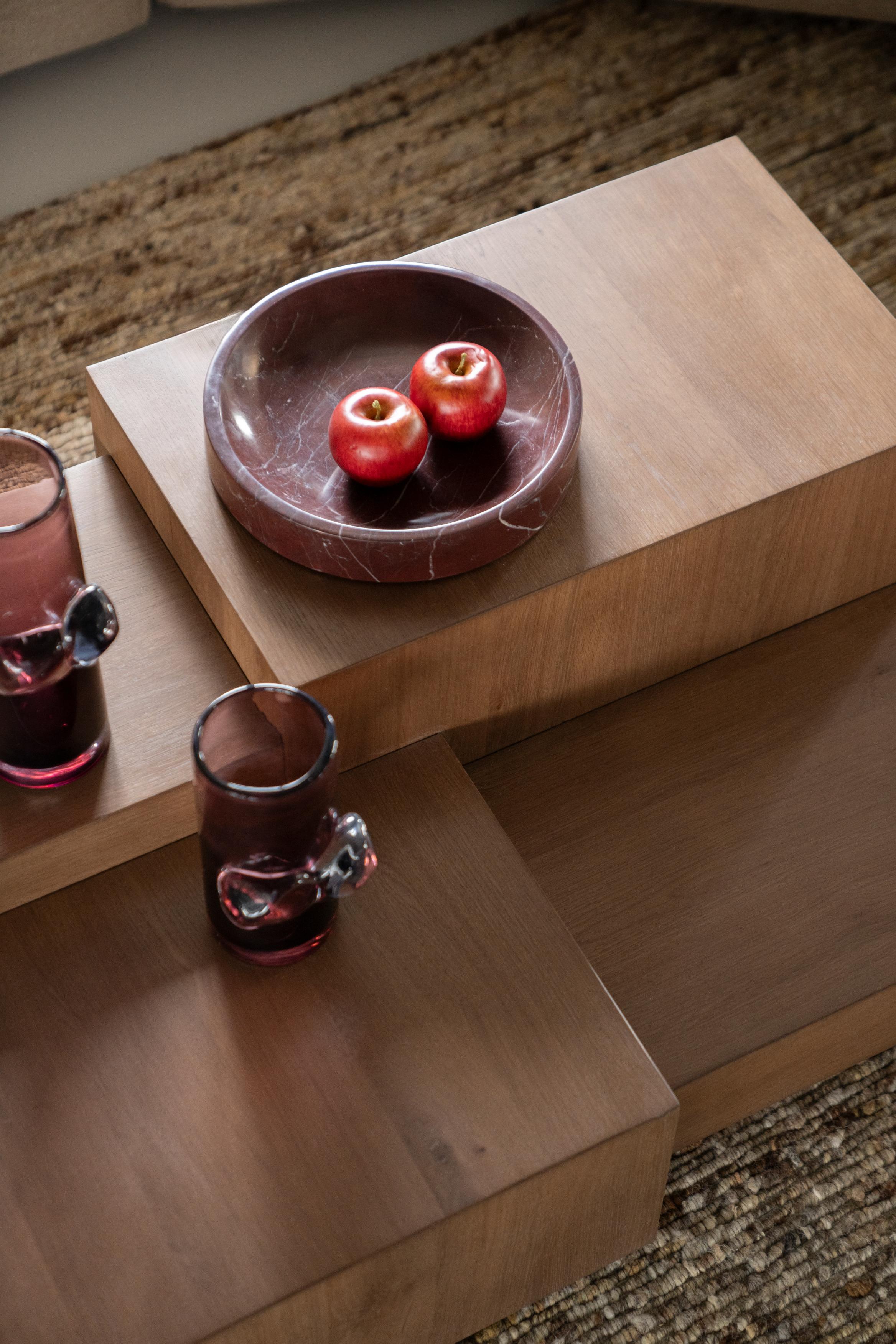 Couchtisch QUINTEN dunkles Eichenfurnier