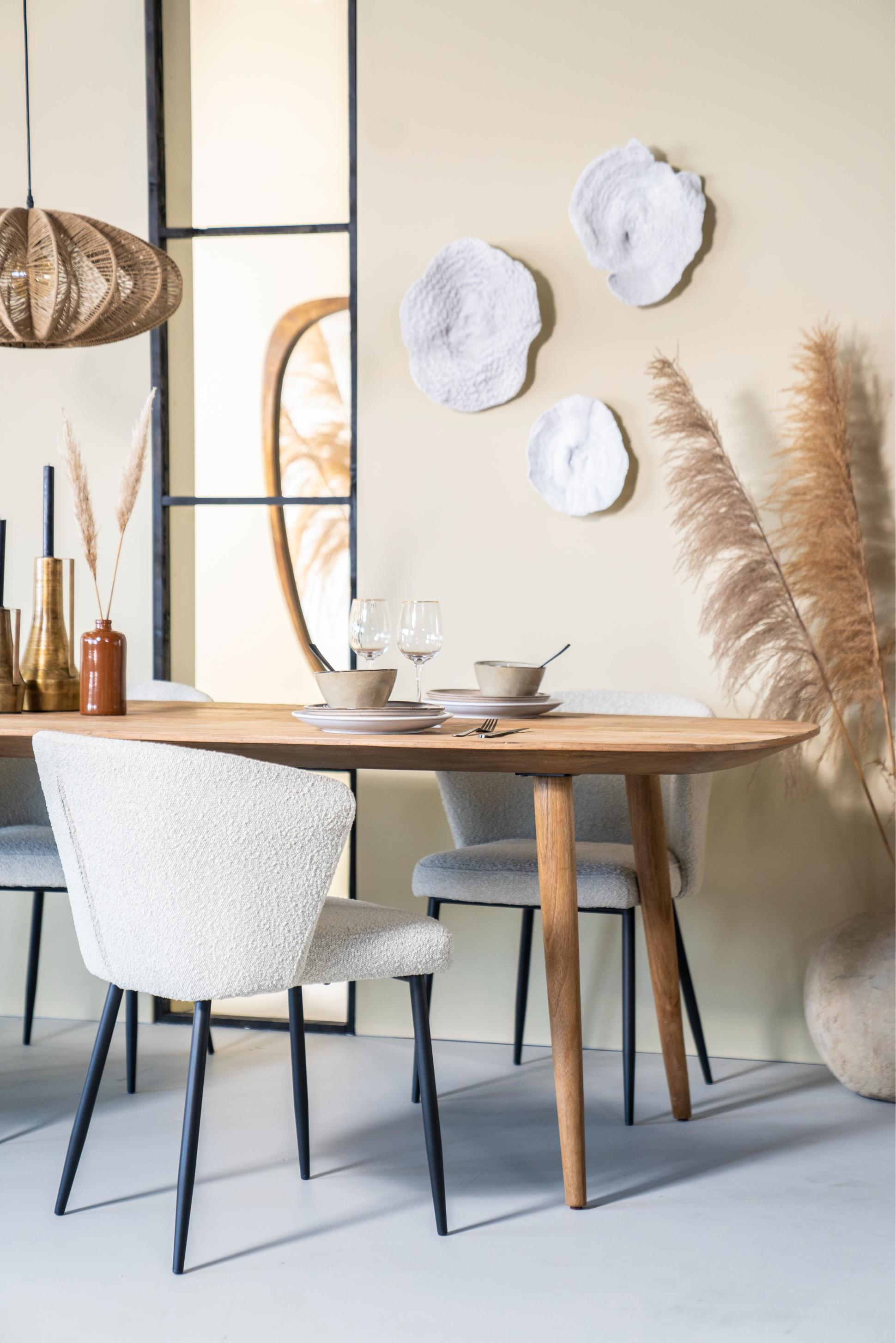 TABASSUM teak wood table