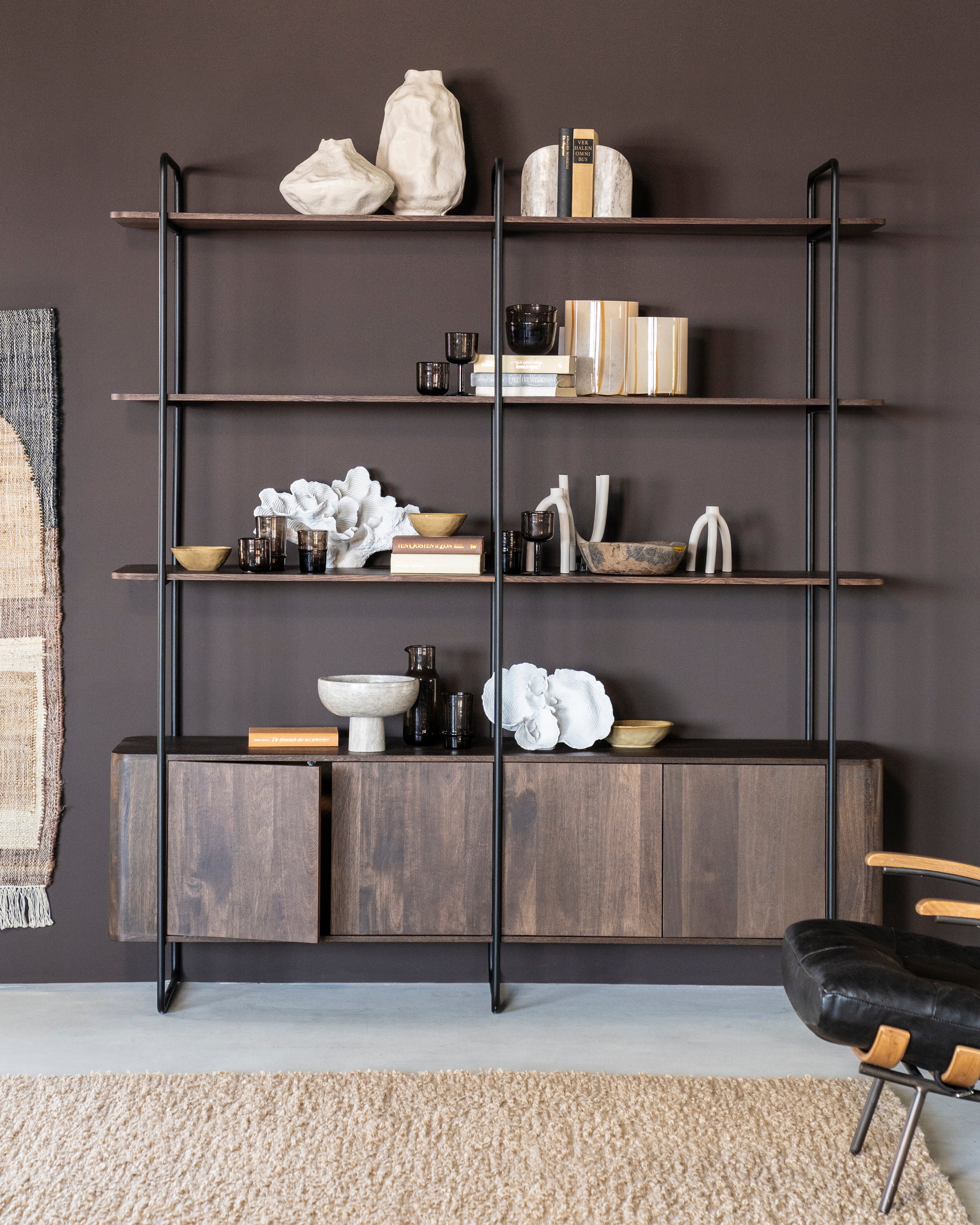 JAMES Shelf mango wood