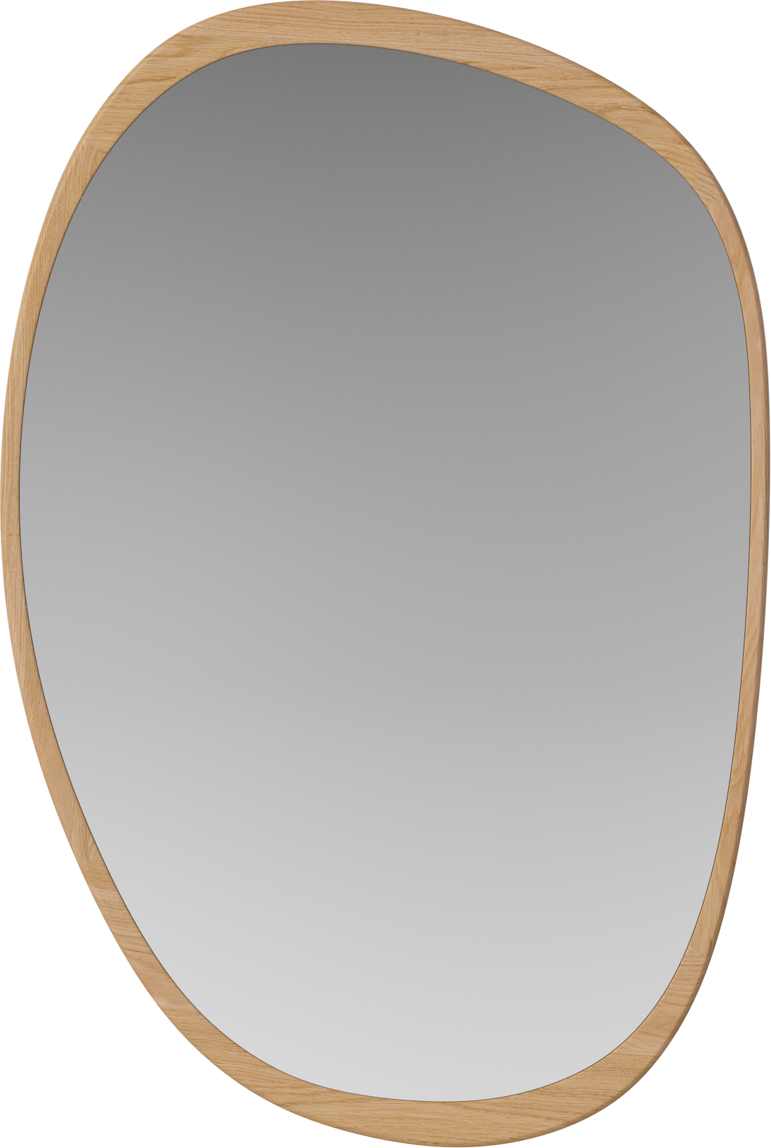 Elope mirror of oak wood frame