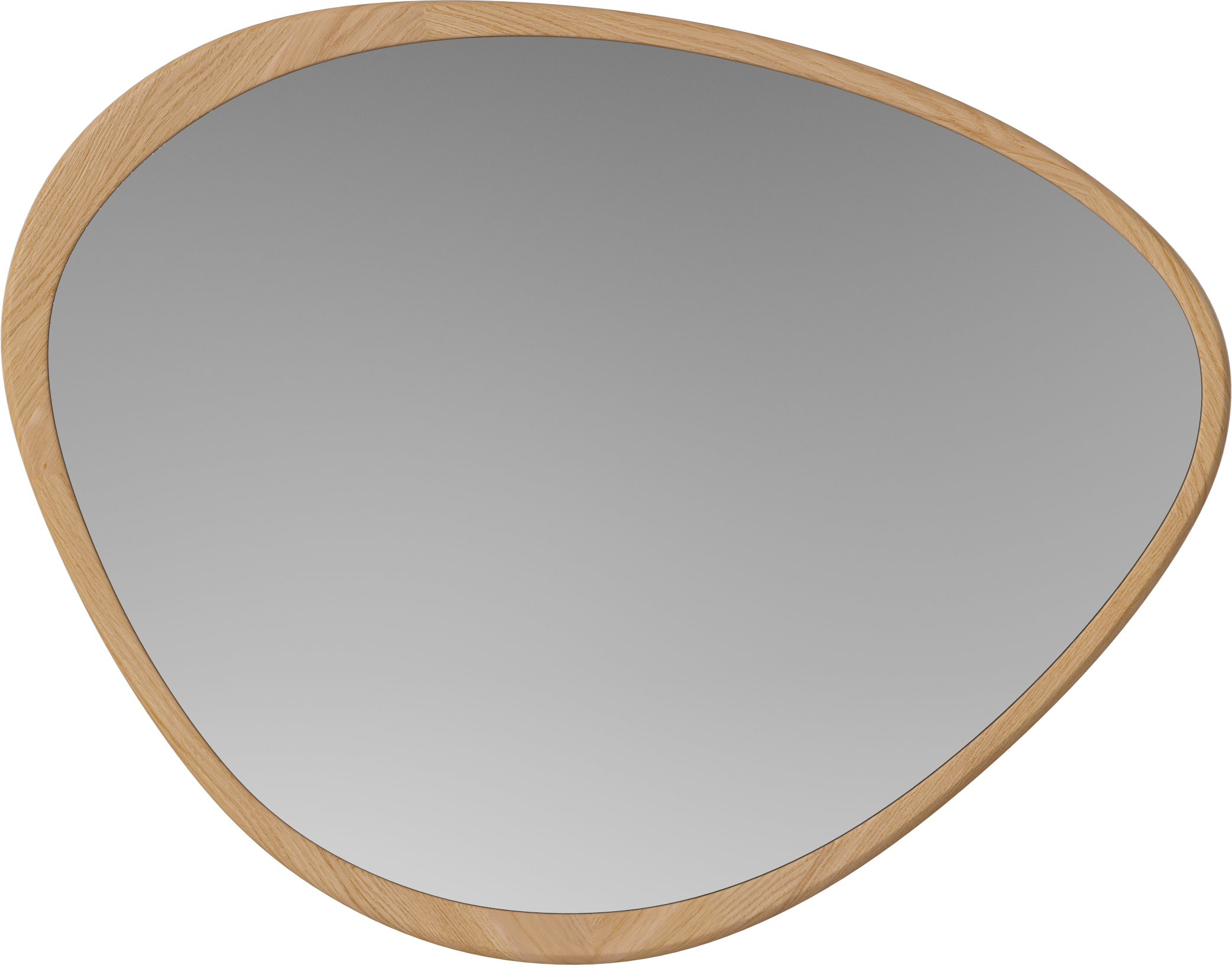 Elope mirror of oak wood frame