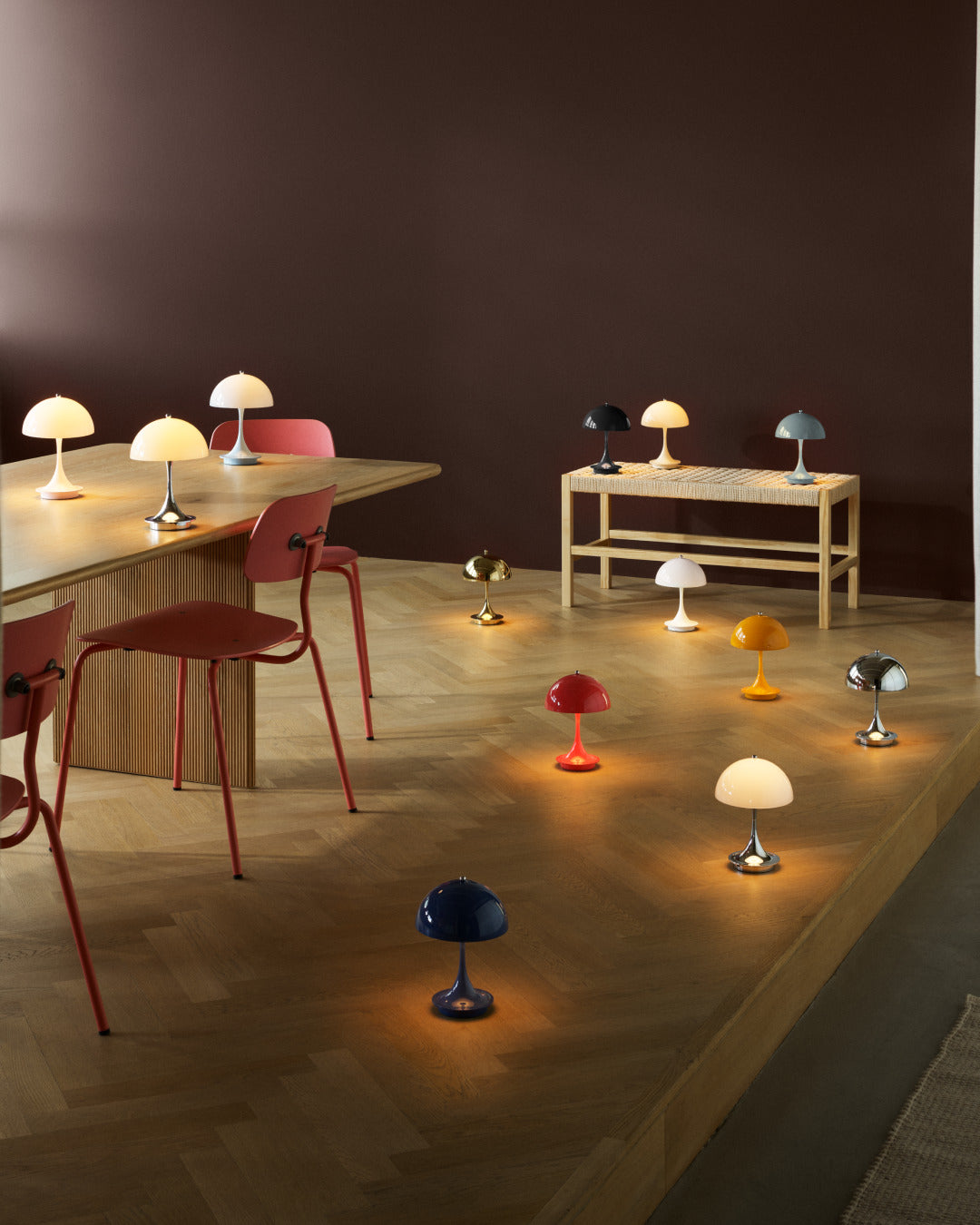 Lampa przenośna PANTHELLA 160 pomarańczowy