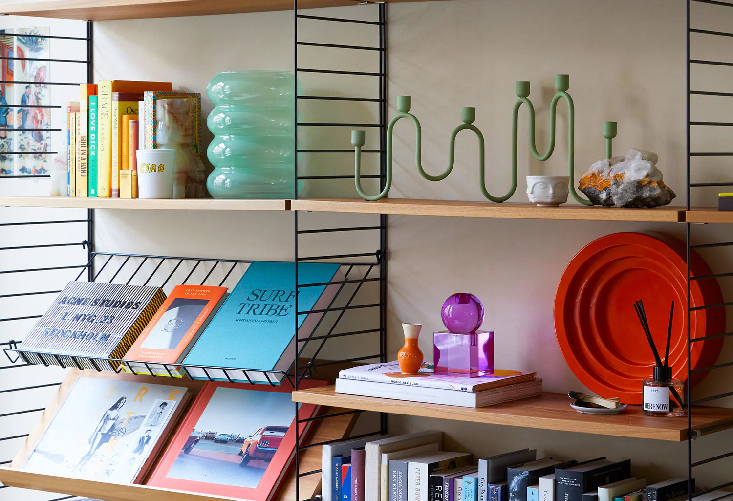 BUBBLE Vase Green Glass