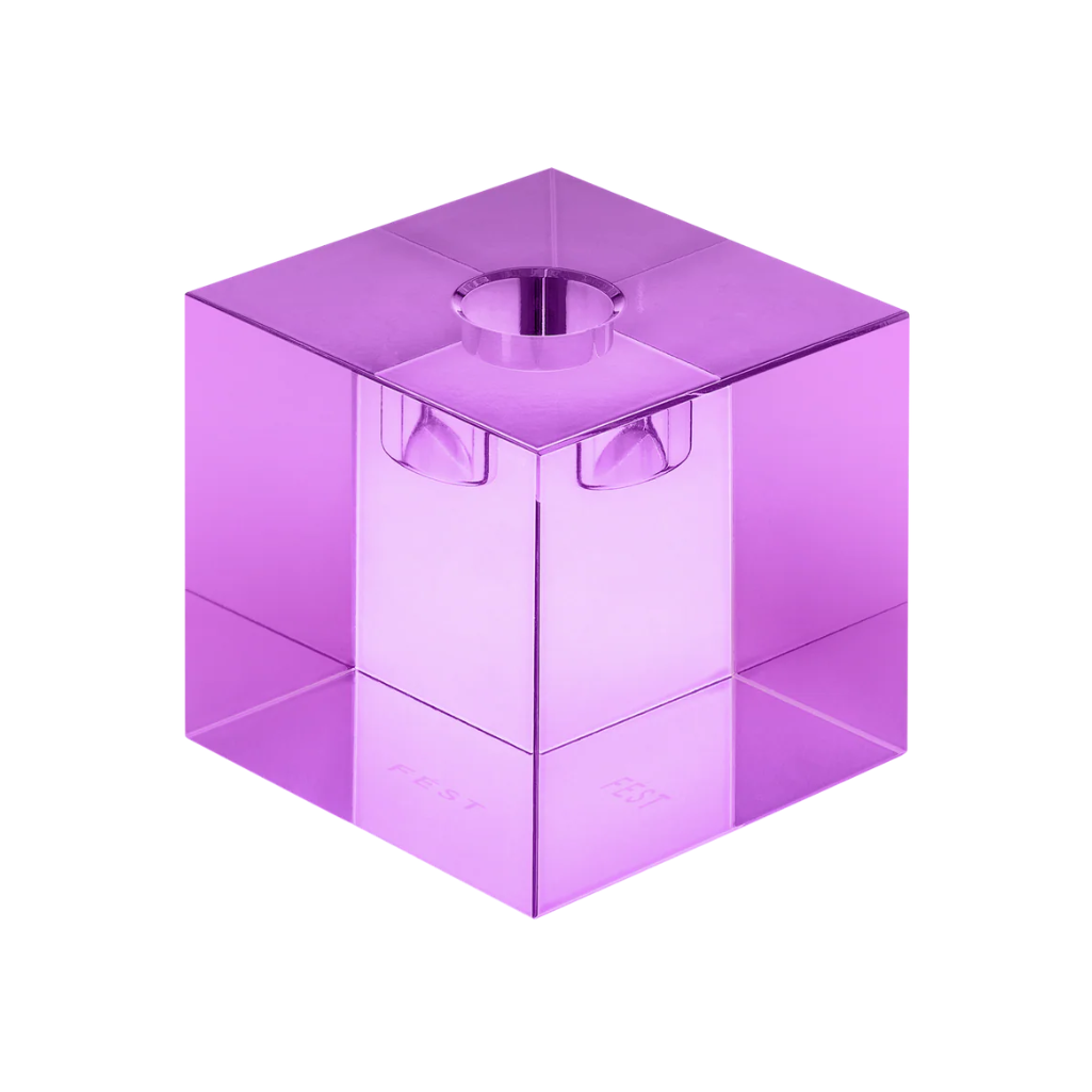 OTTO Purple Candle Holder