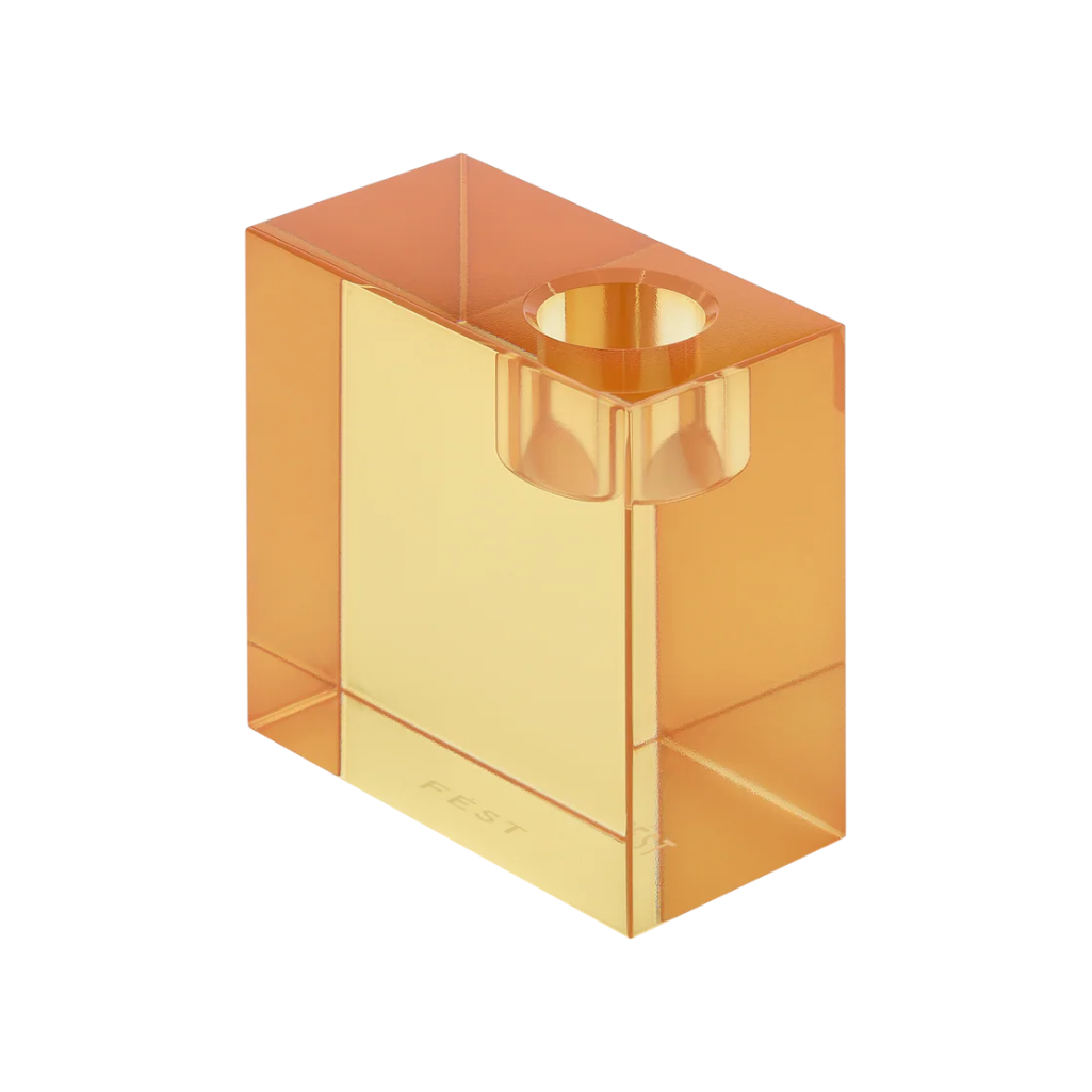 PARKER Orange Candle Holder