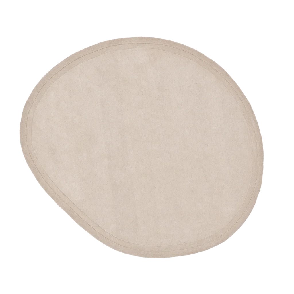Ovaler Teppich NEO beige