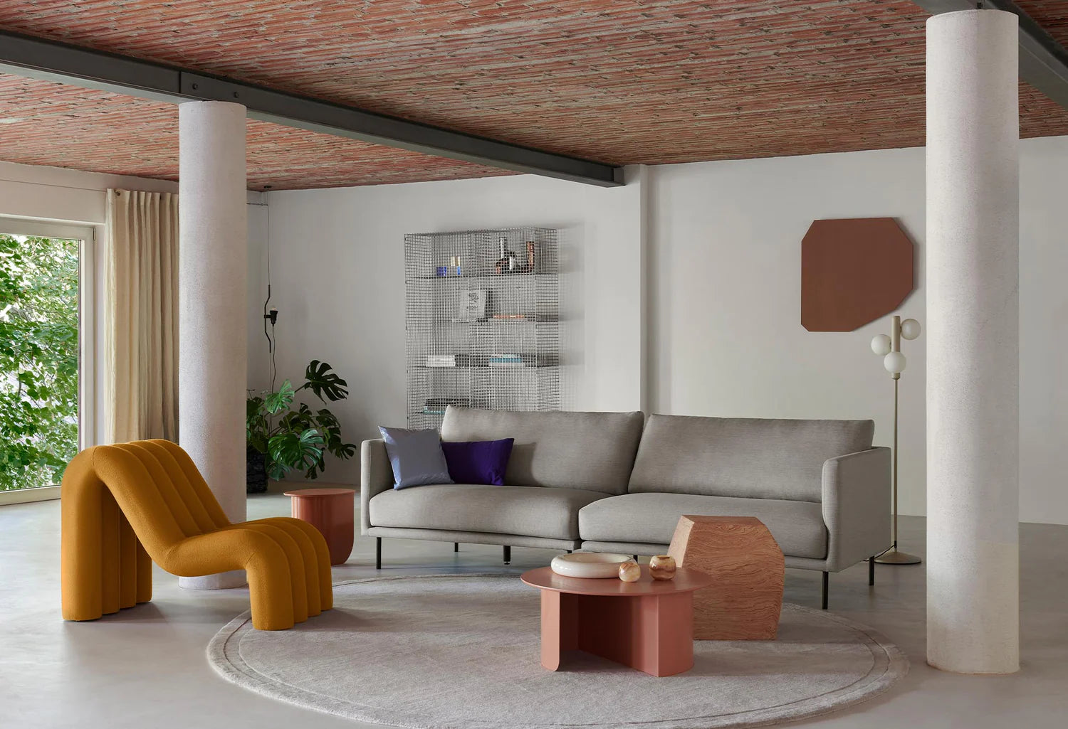 Kissen ELI Terrakotta