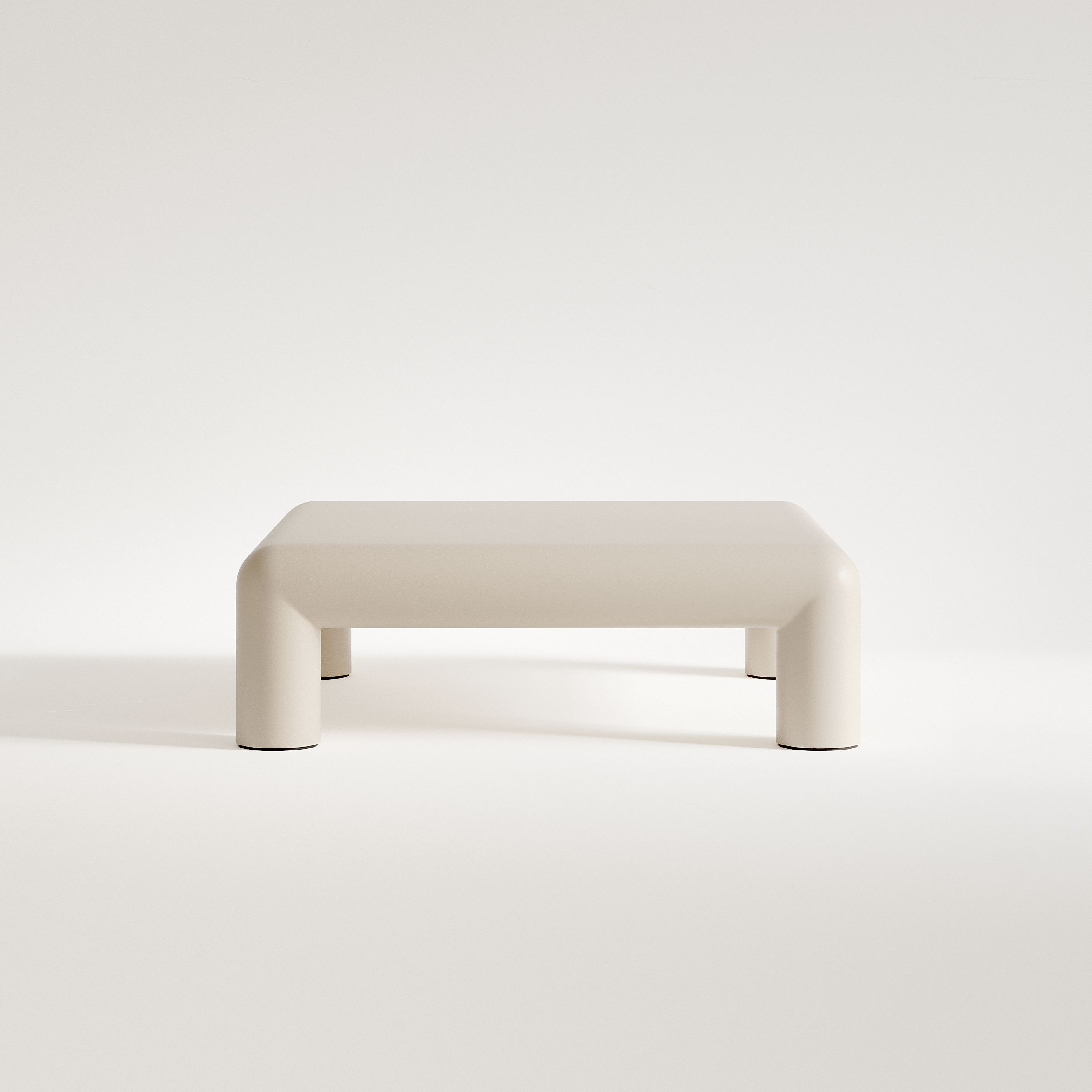 CUBIO light beige coffee table