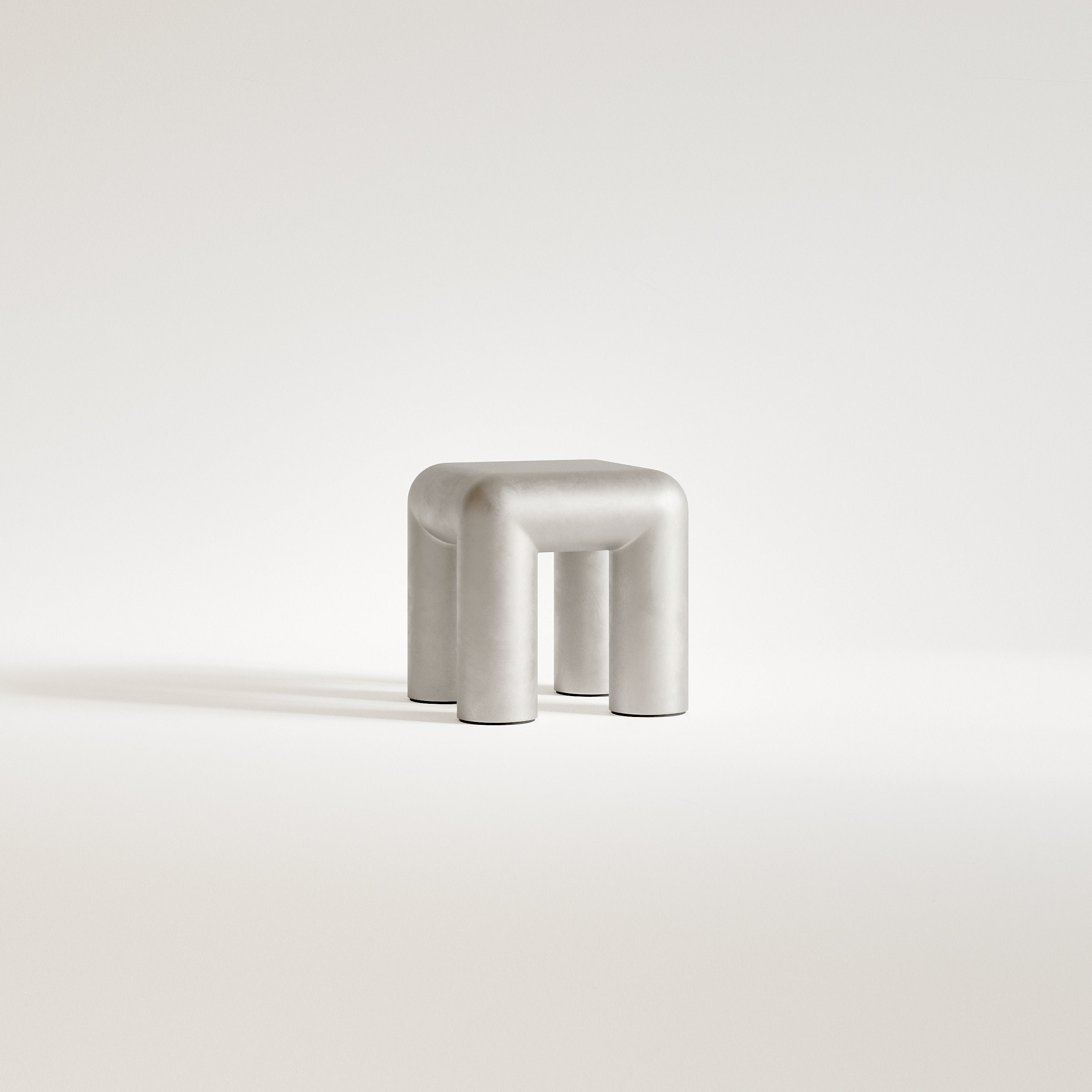 CUBIO Aluminum Side Table