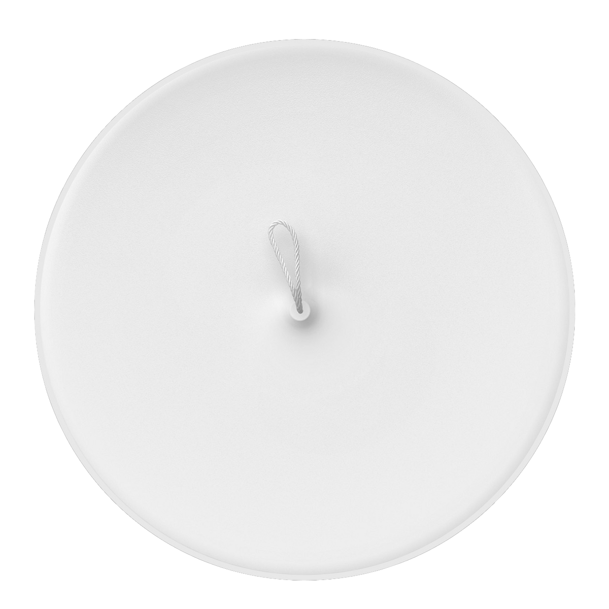 Round Wall Mirror FRANCIS in White with Green-Blue Accents
