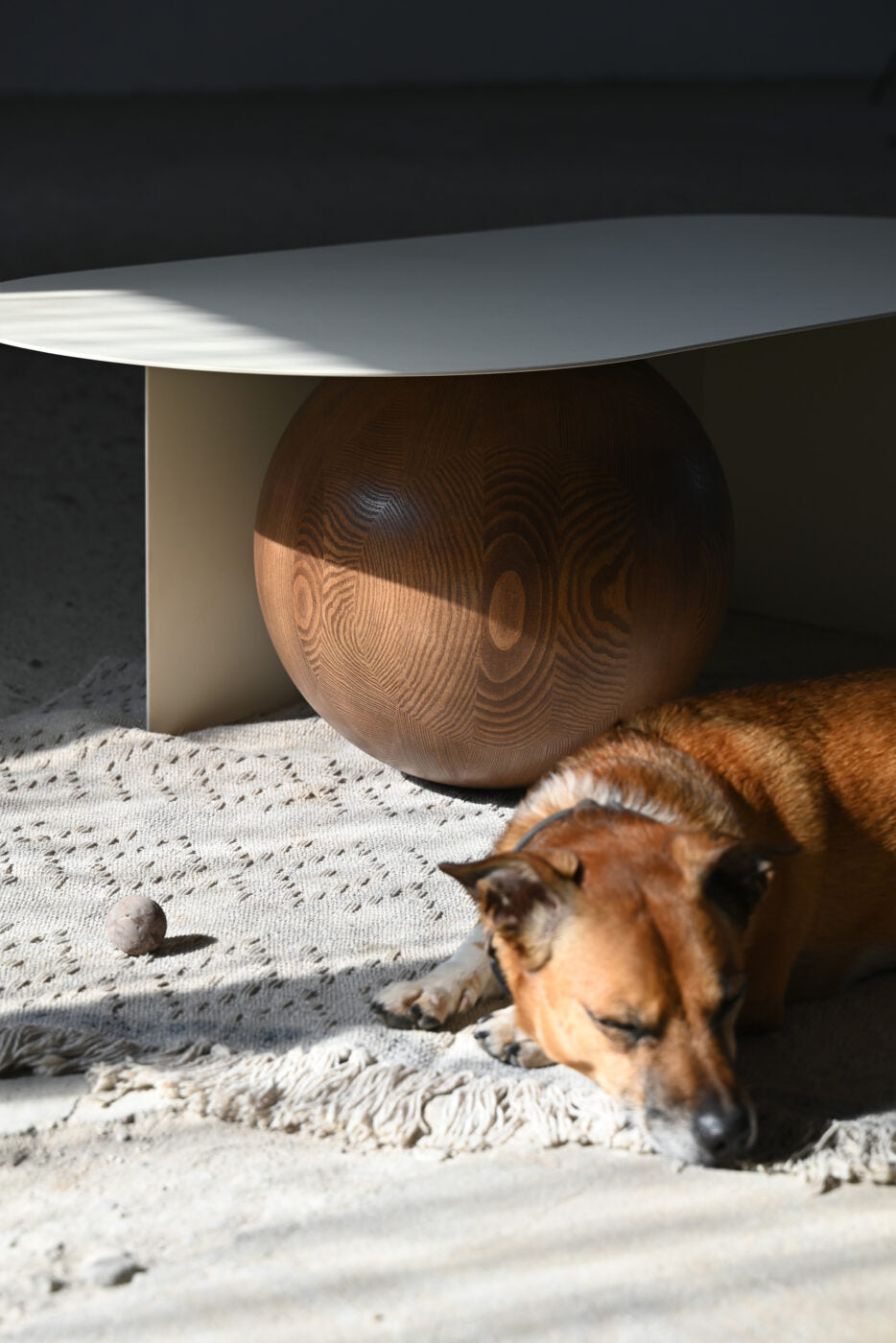 FUKU LONG Coffee Table in Steel and Wood