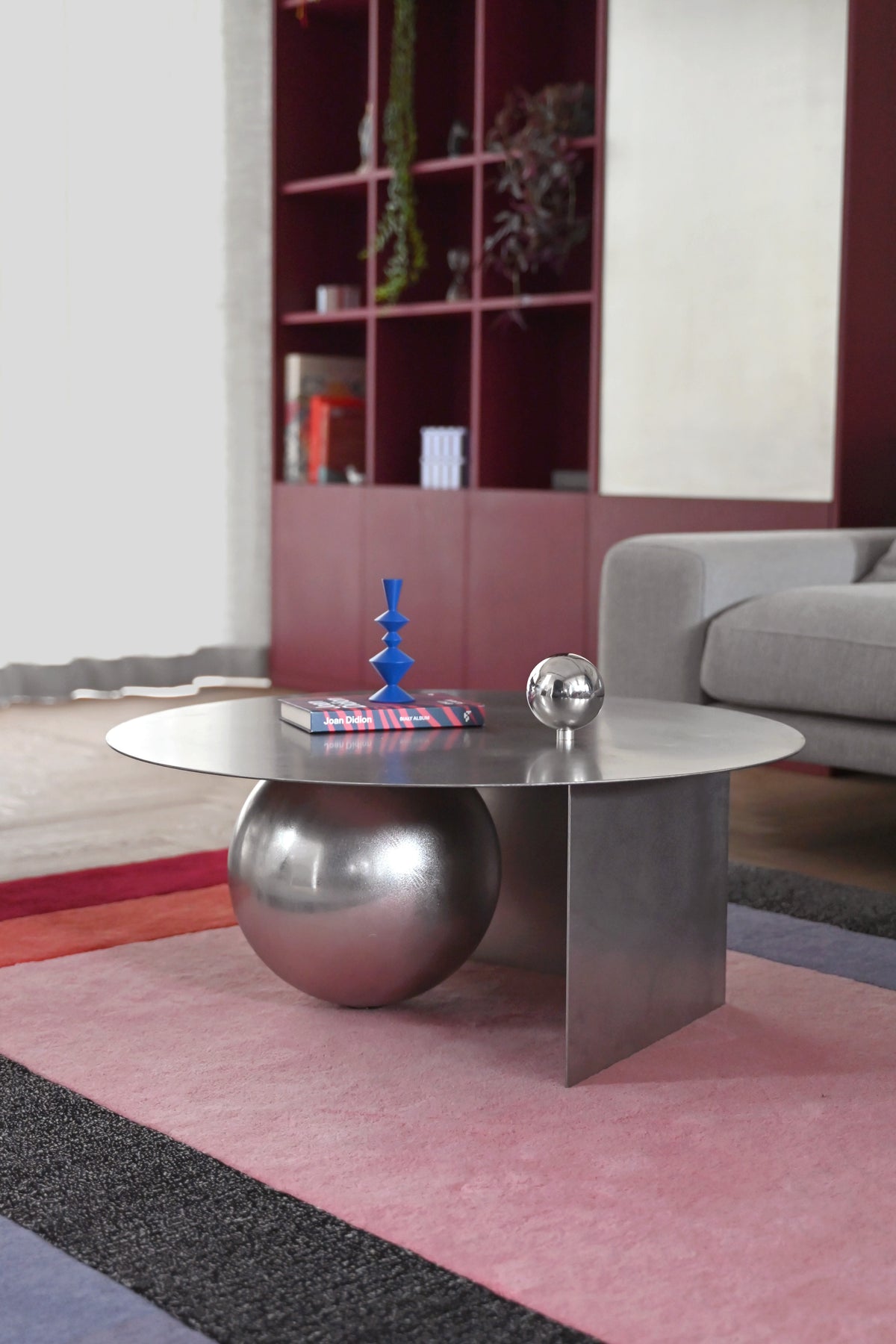 FUKU Coffee Table in Steel and Wood