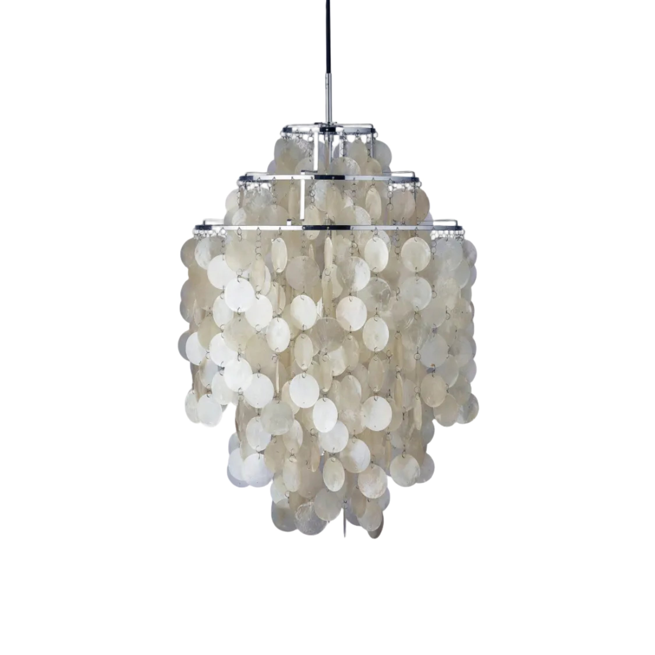 FUN 1DM Pendant Lamp in Pearl Finish