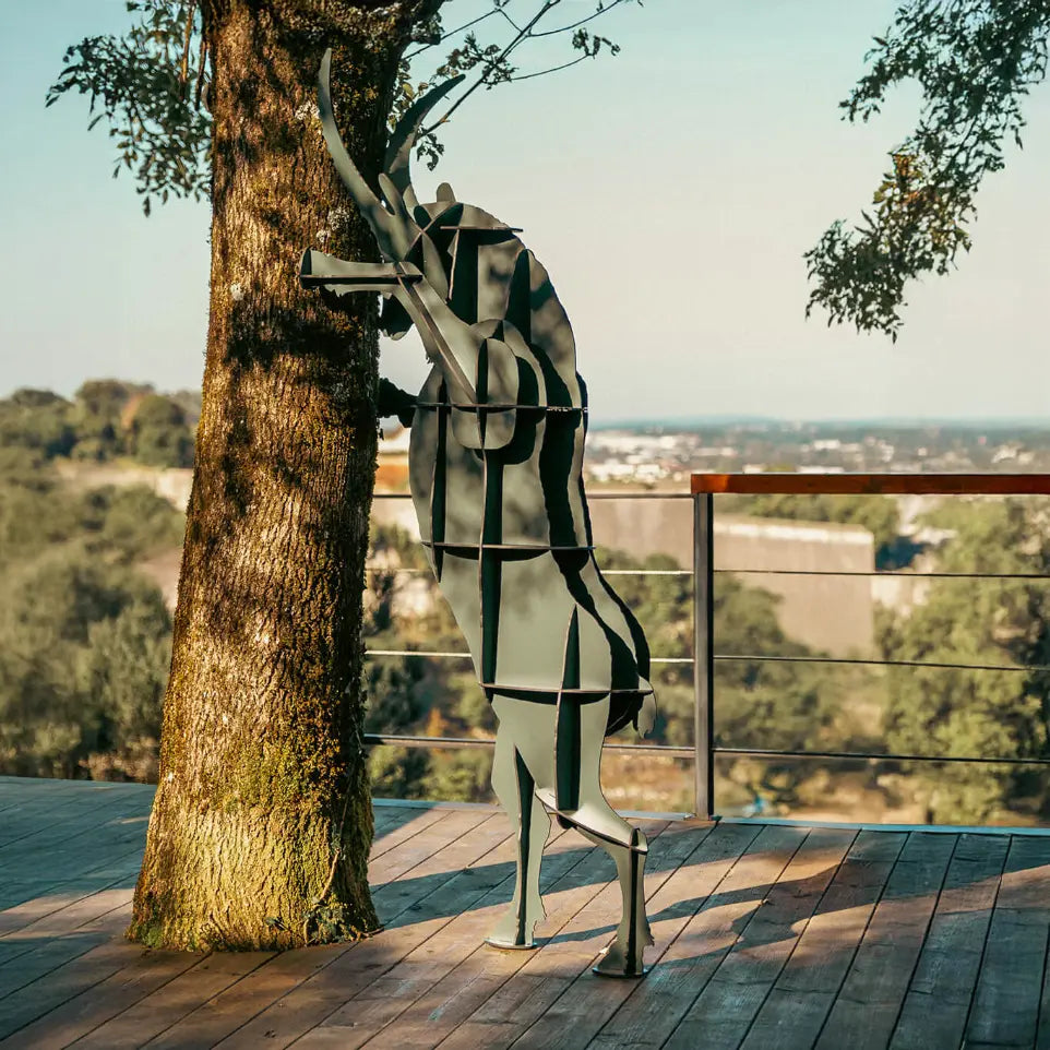 FAUSTO dark green shelf