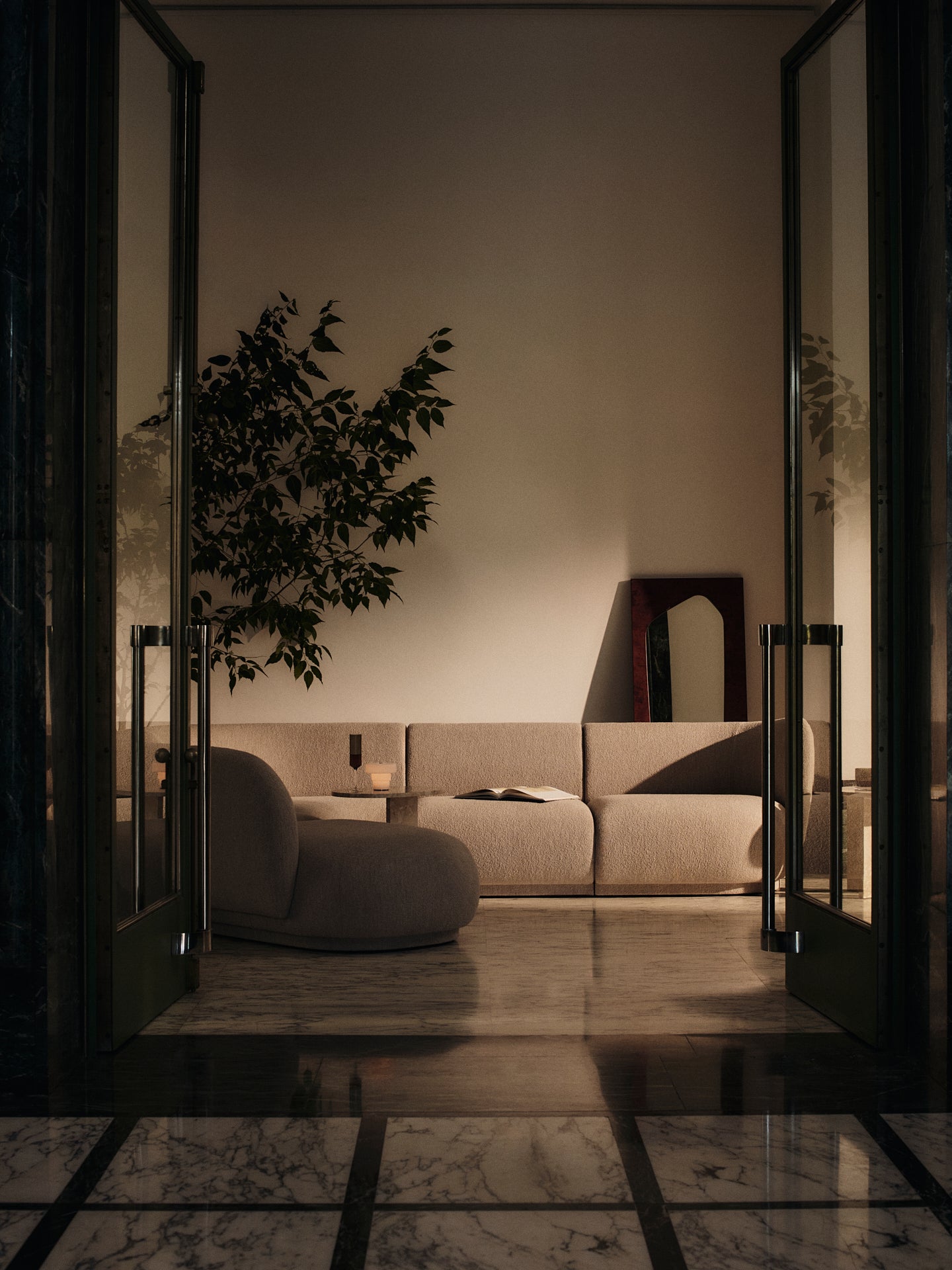 Tragbare Lampe RIPPLE weiß