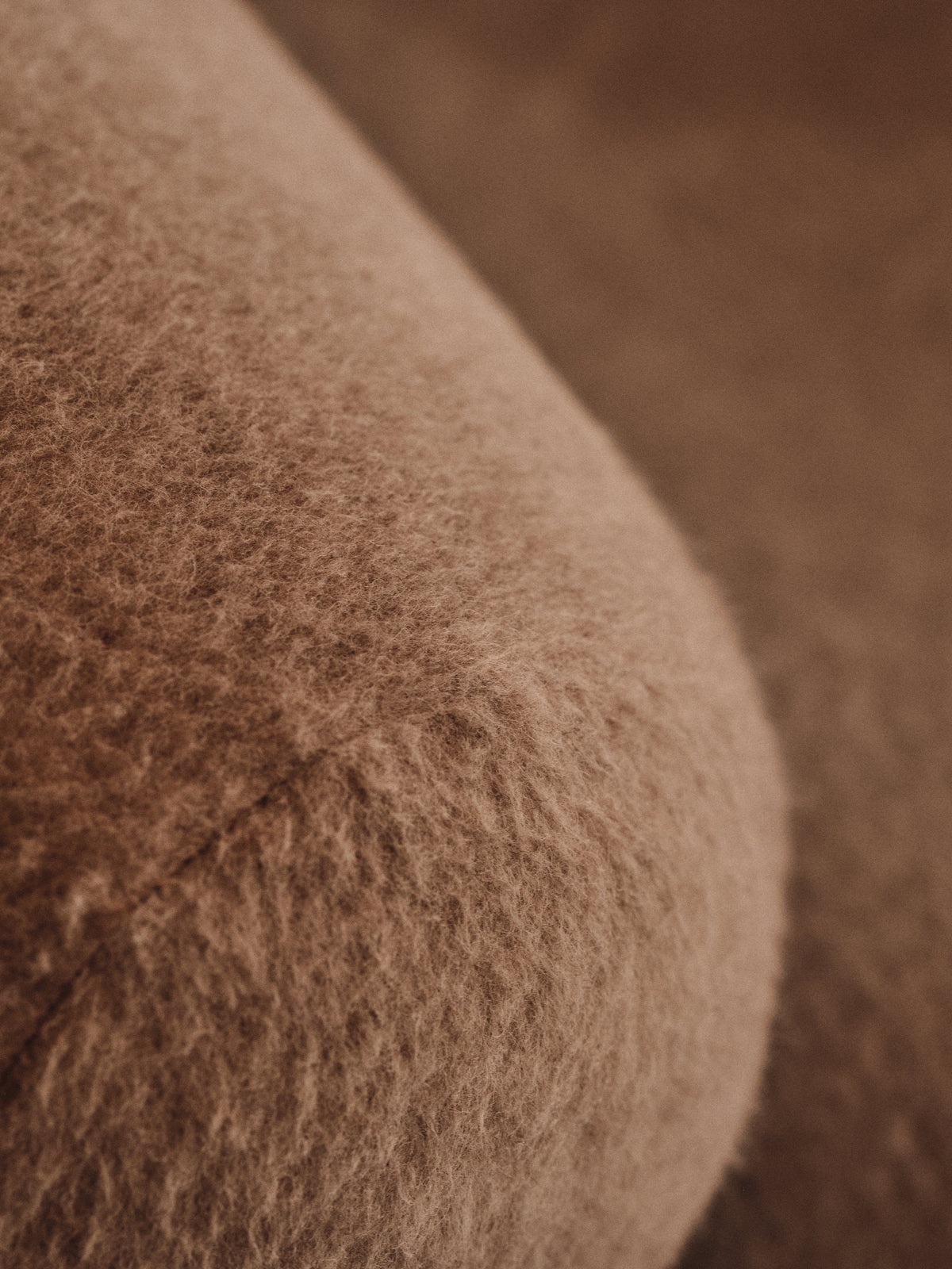 Swivel armchair ORBO Soft Alpaca beige