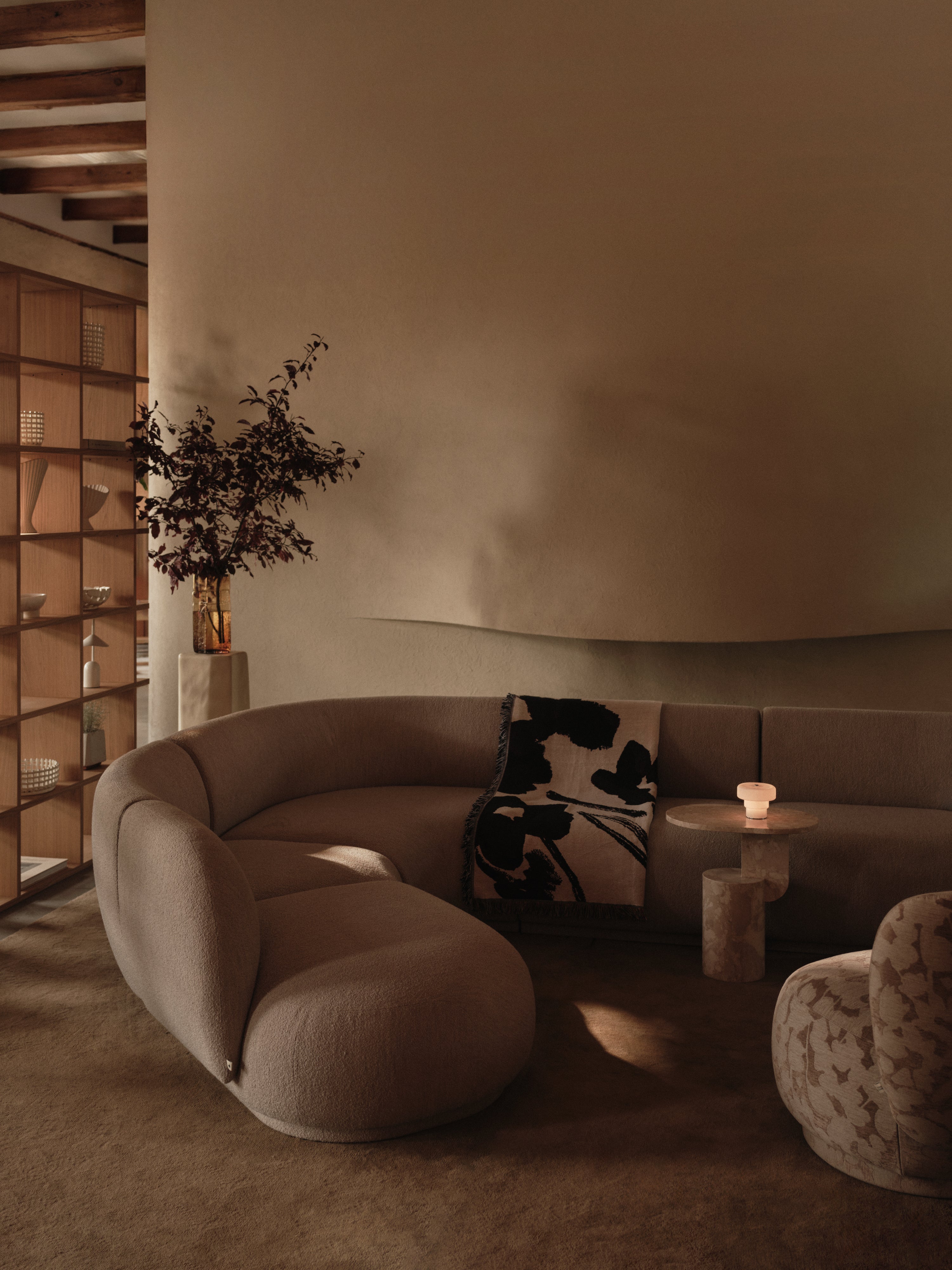 Tragbare Lampe RIPPLE weiß