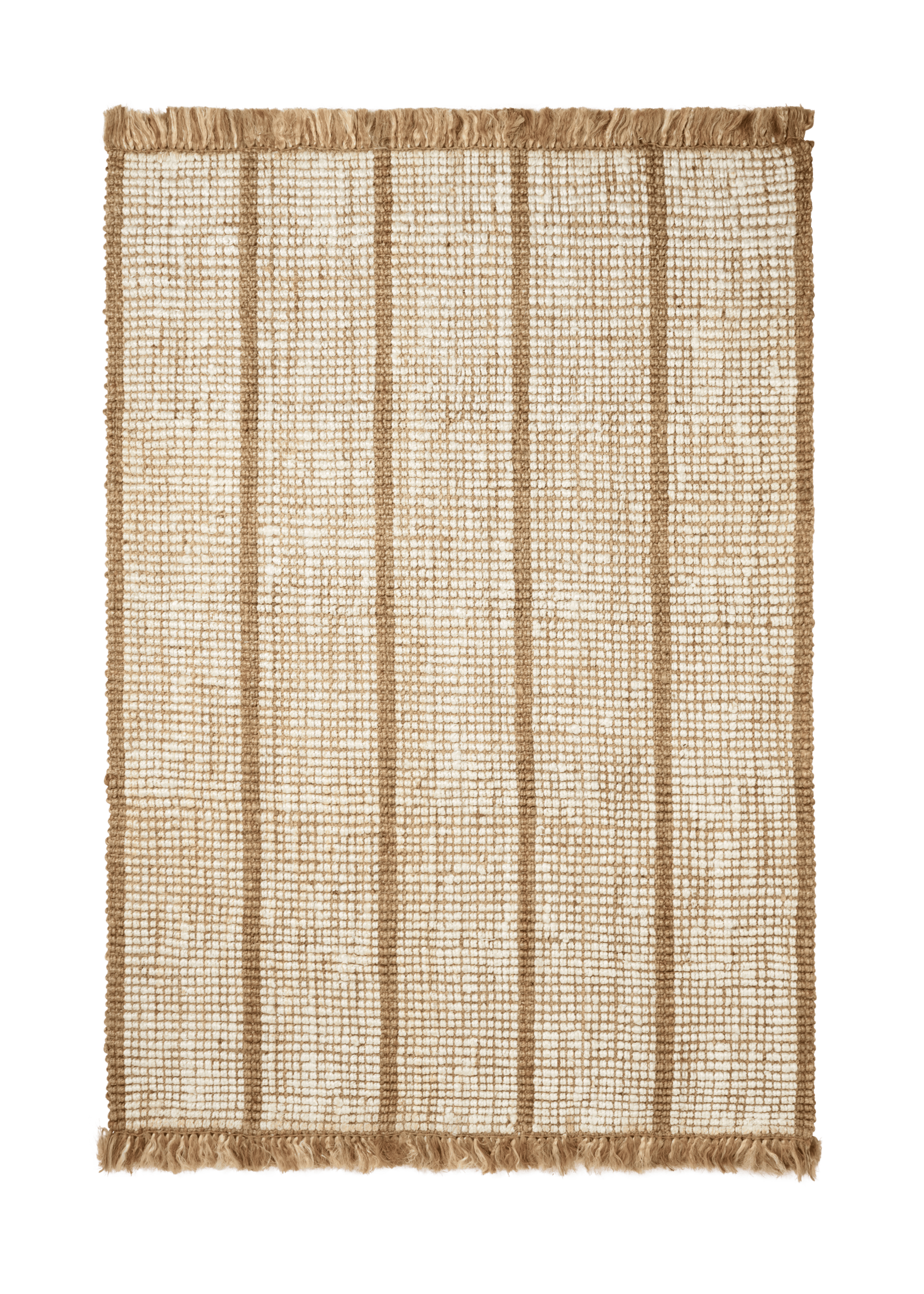 Teppich ATHENS STRIPES creme mit braun