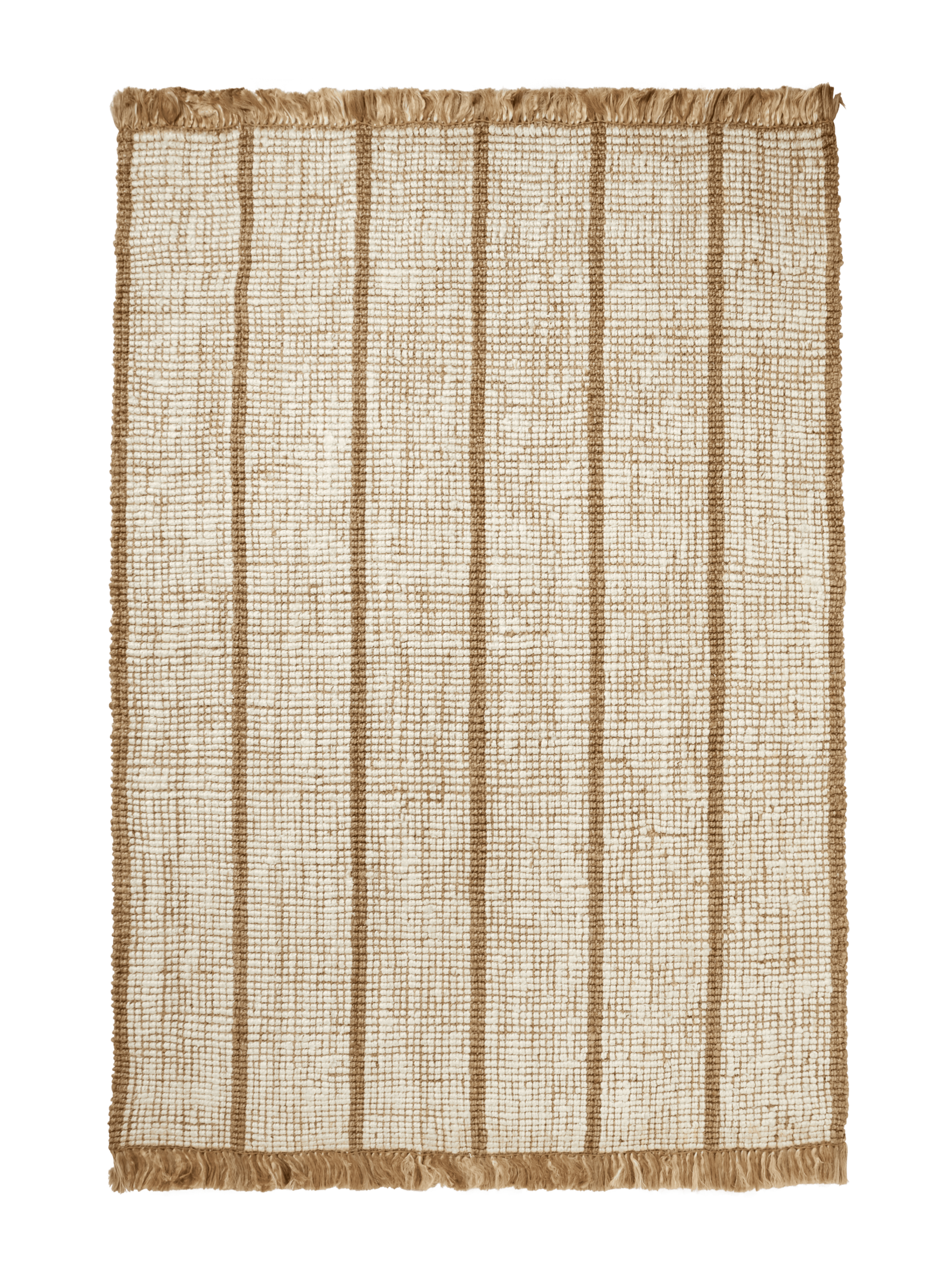Teppich ATHENS STRIPES creme mit braun