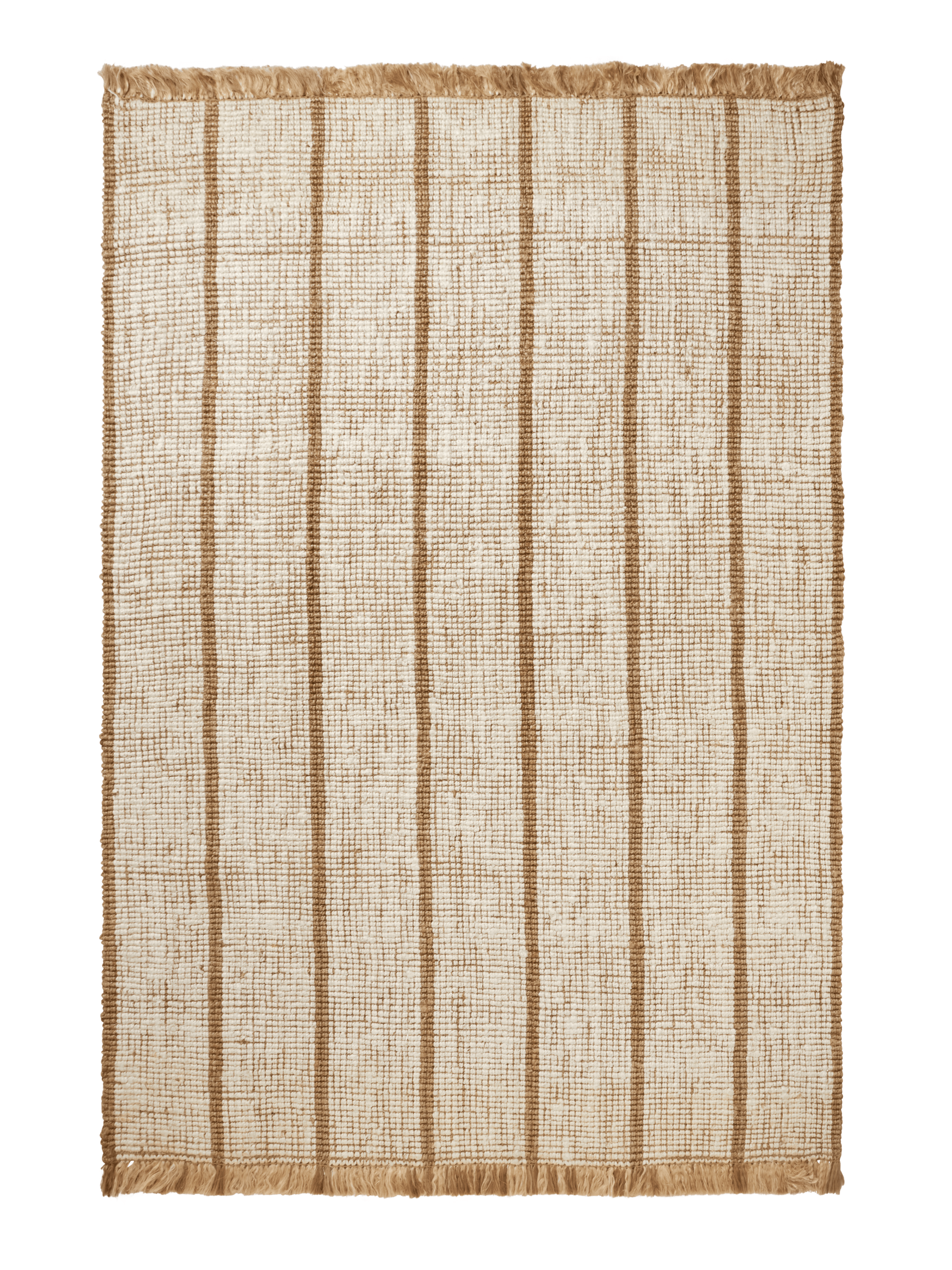 Teppich ATHENS STRIPES creme mit braun