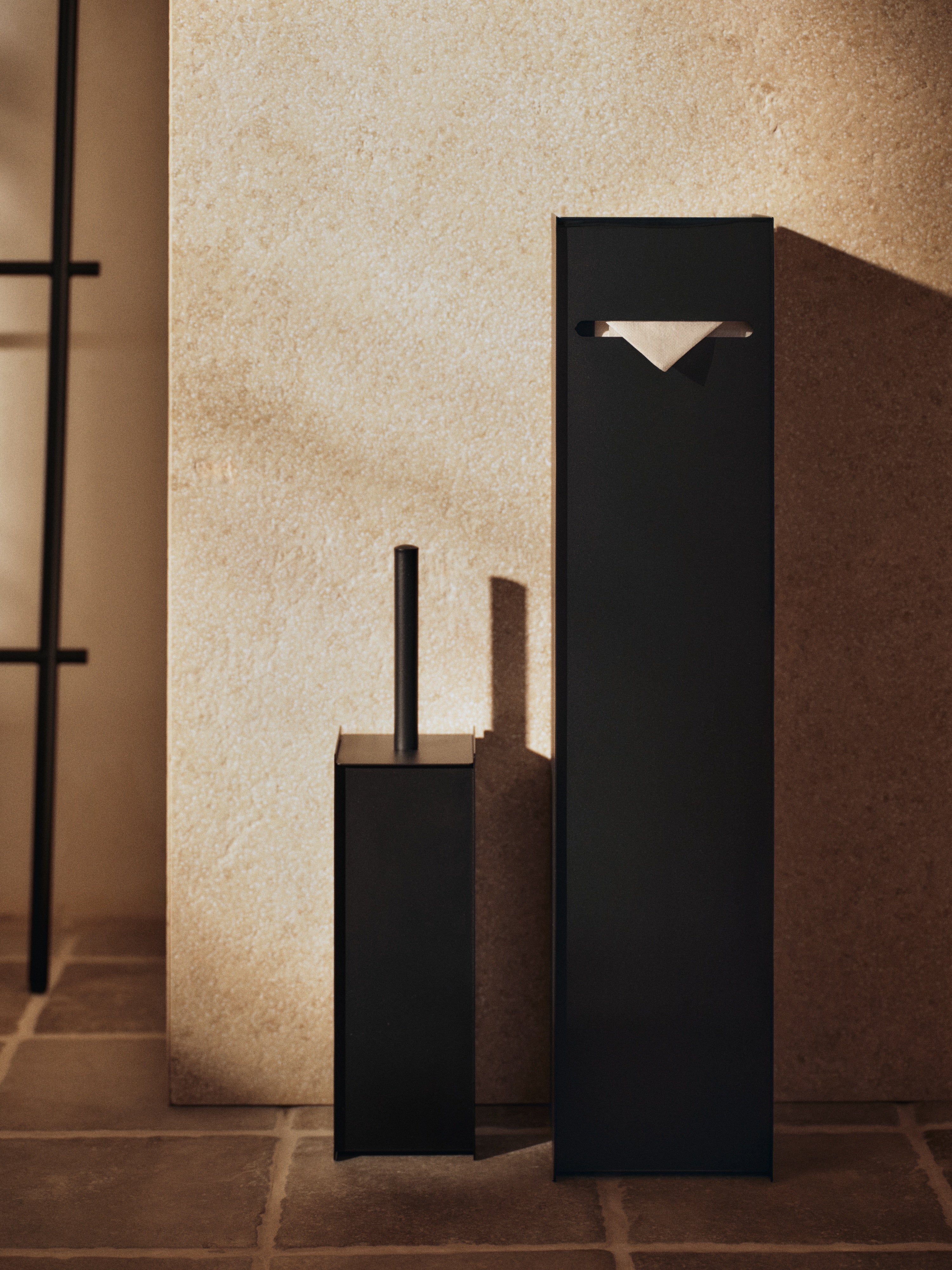 SAMA Black Toilet Paper Holder