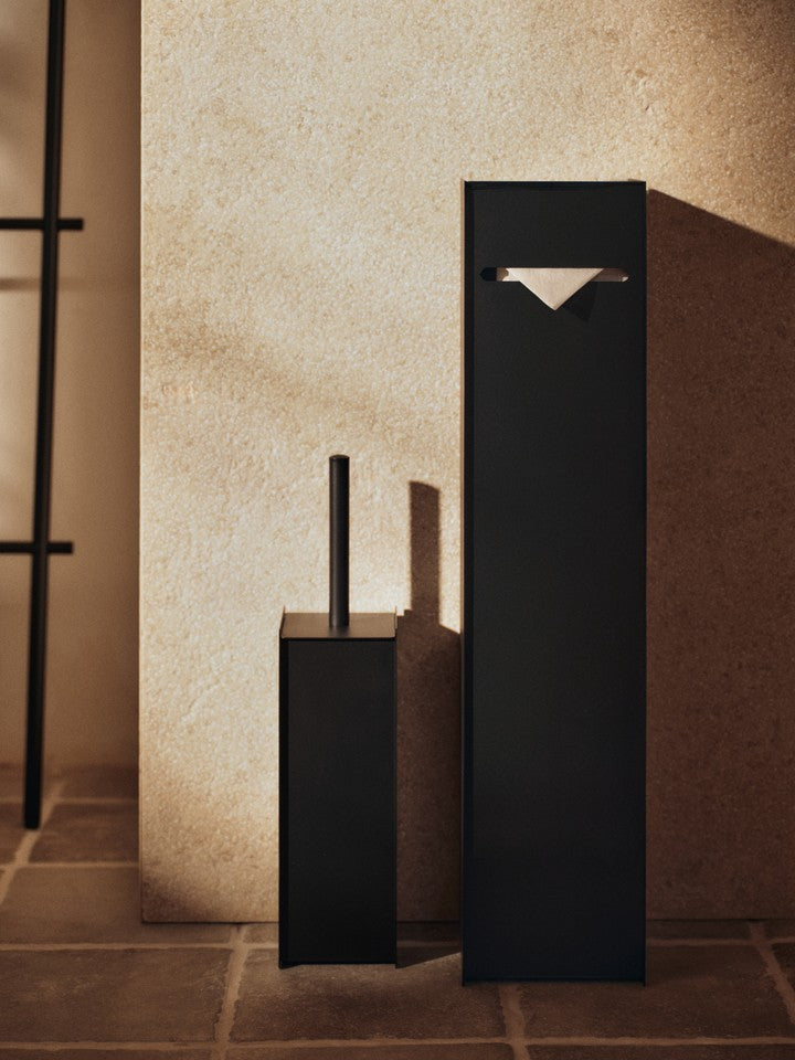 SAMA Brushed Steel Toilet Paper Holder