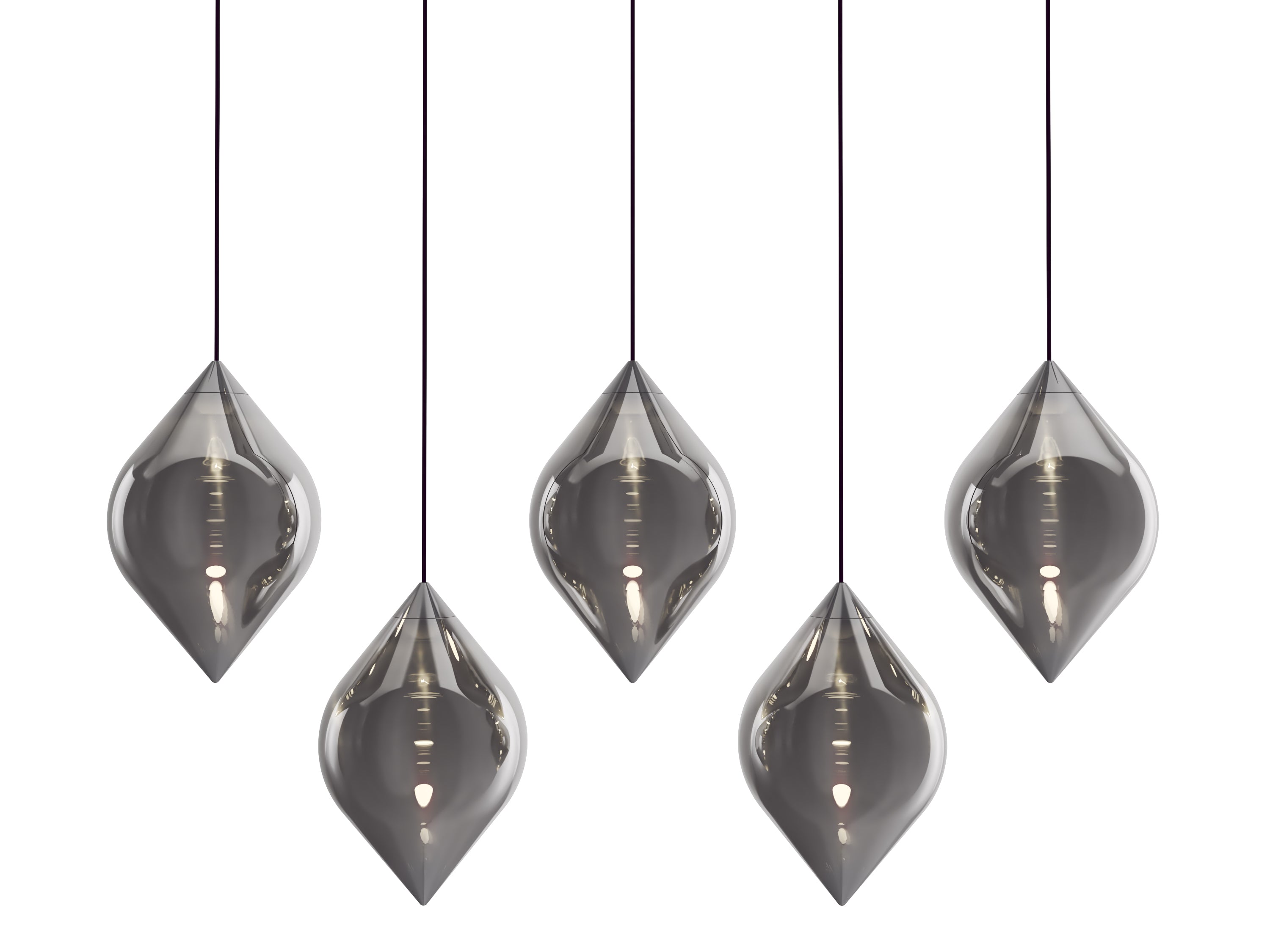FLARE TOP Pendant Lamp with Silver Shade