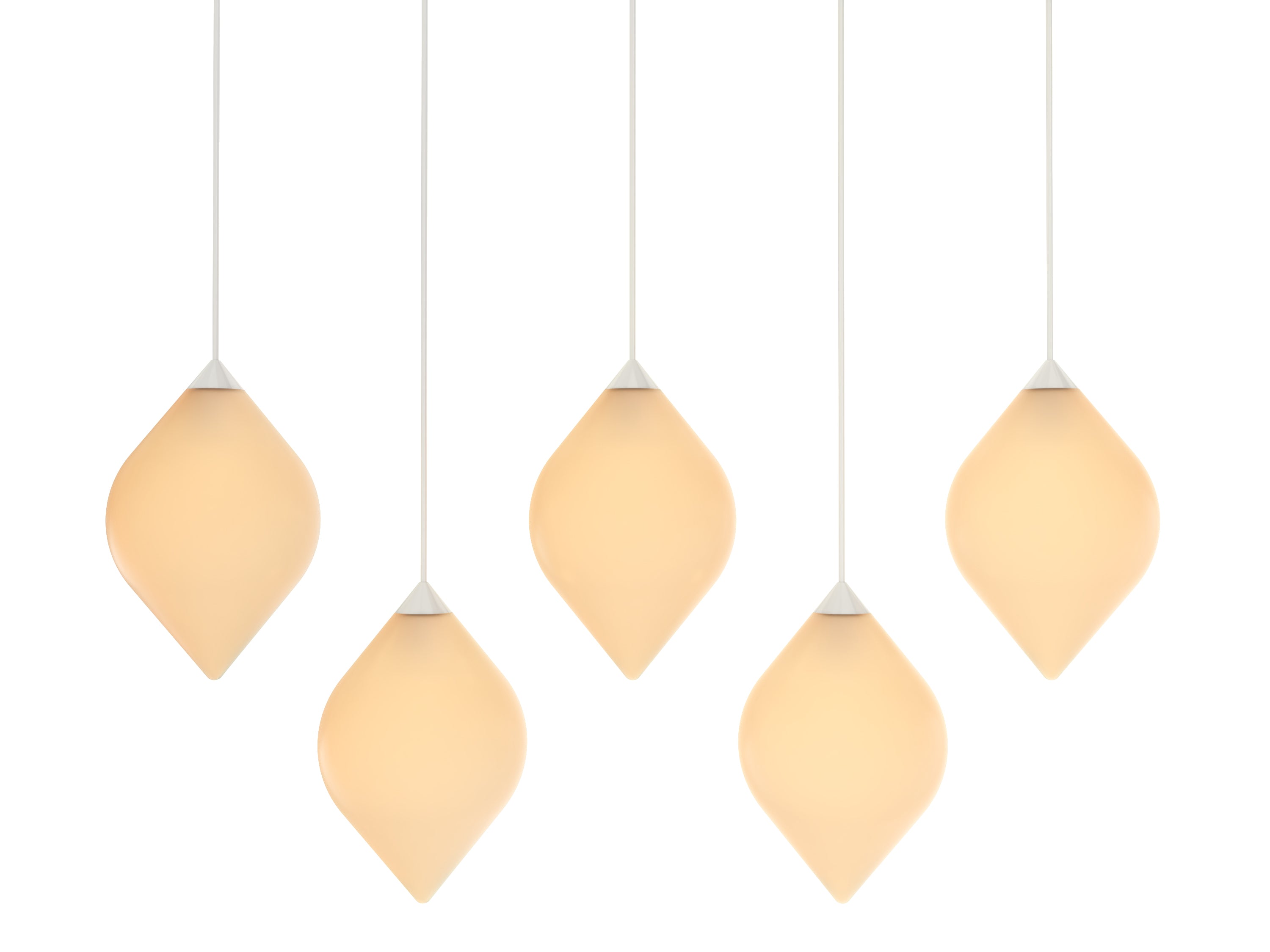 FLARE TOP Pendant Lamp with Opal Shade