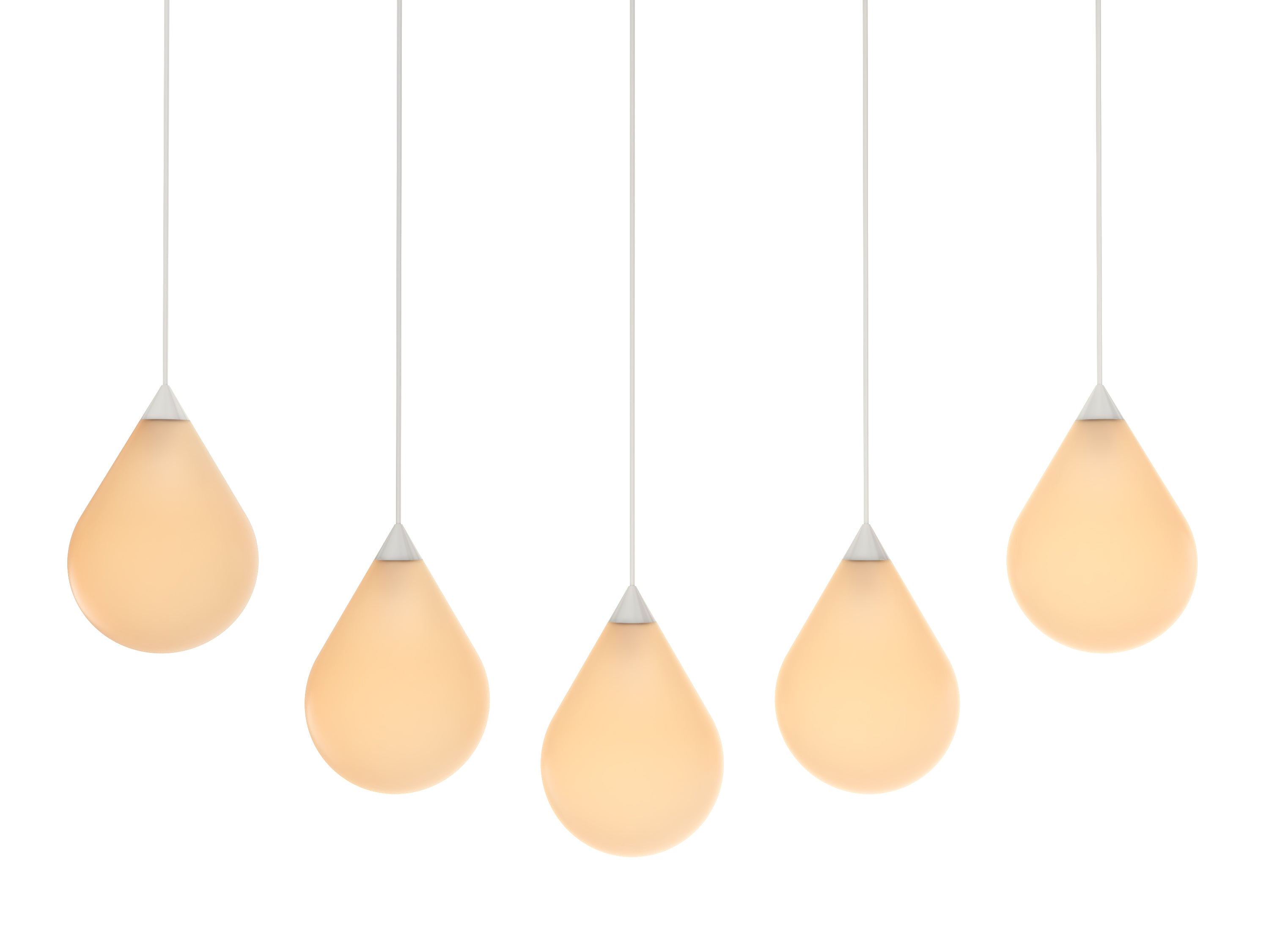 FLARE BEAD Pendant Lamp with Opal Shade
