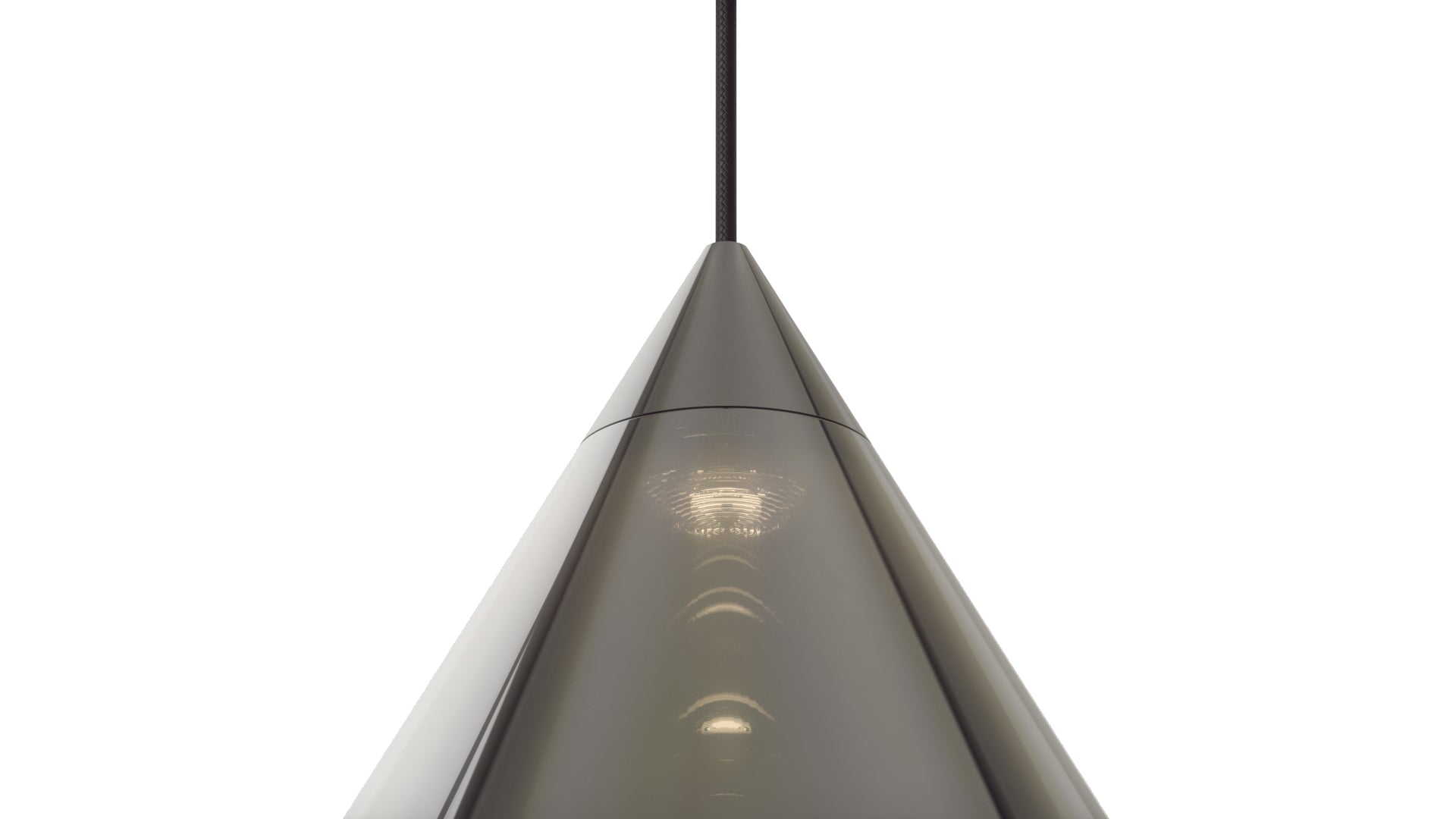 FLARE BEAD Pendant Lamp with Silver Shade