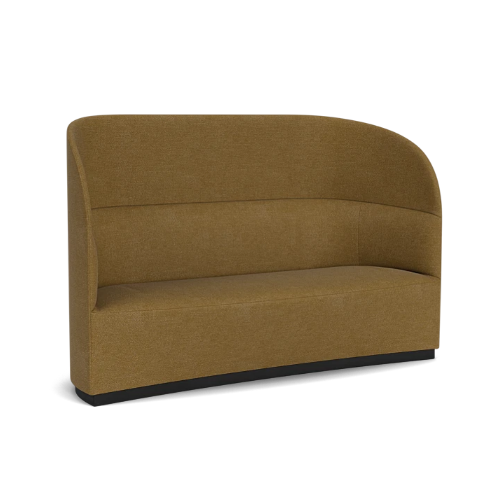 Sofa z wysokim oparciem TEAROOM musztardowy