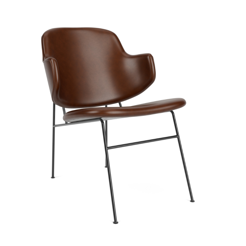 Sessel PENGUIN braunes Leder