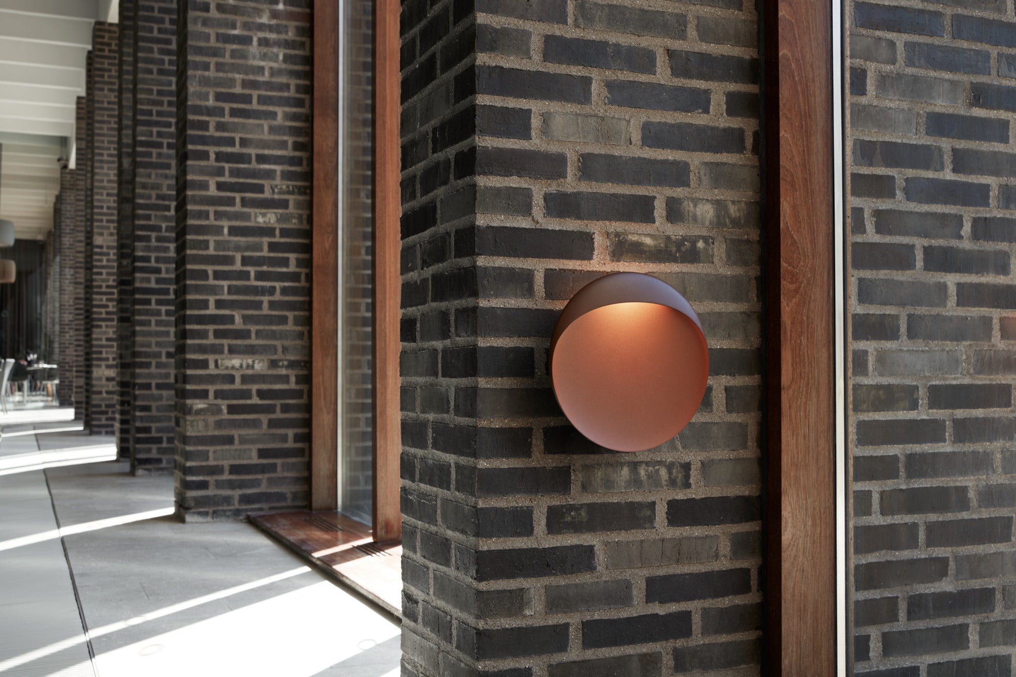 FLINDT Wall Lamp Rusty Brown