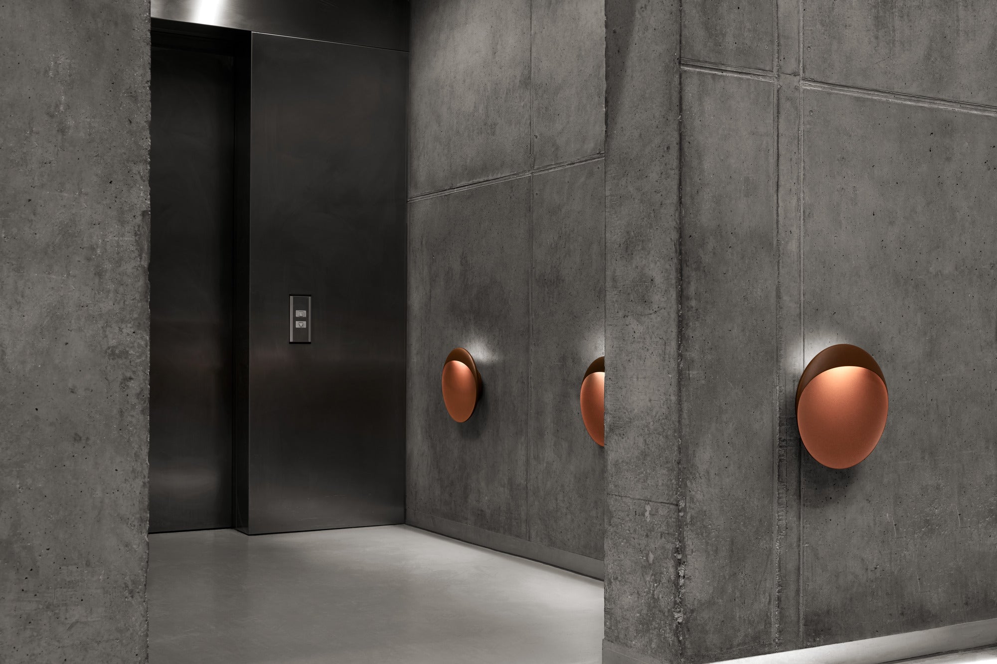 FLINDT Wall Lamp Rusty Brown