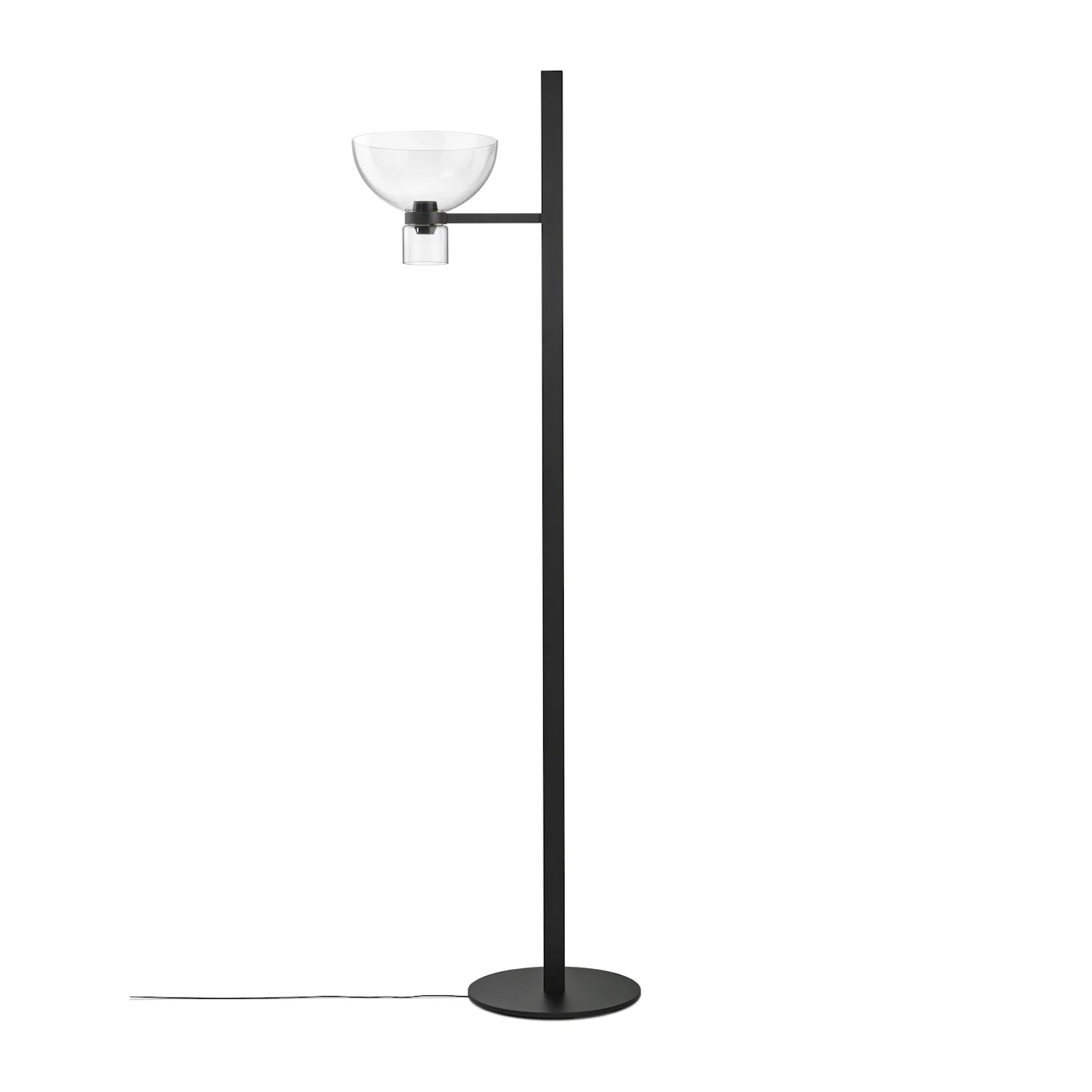 NOCTURNE F1 BOWL Floor Lamp in Black
