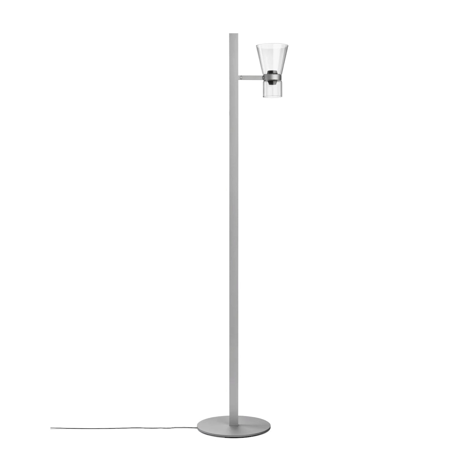NOCTURNE F1 CONE Silver Floor Lamp