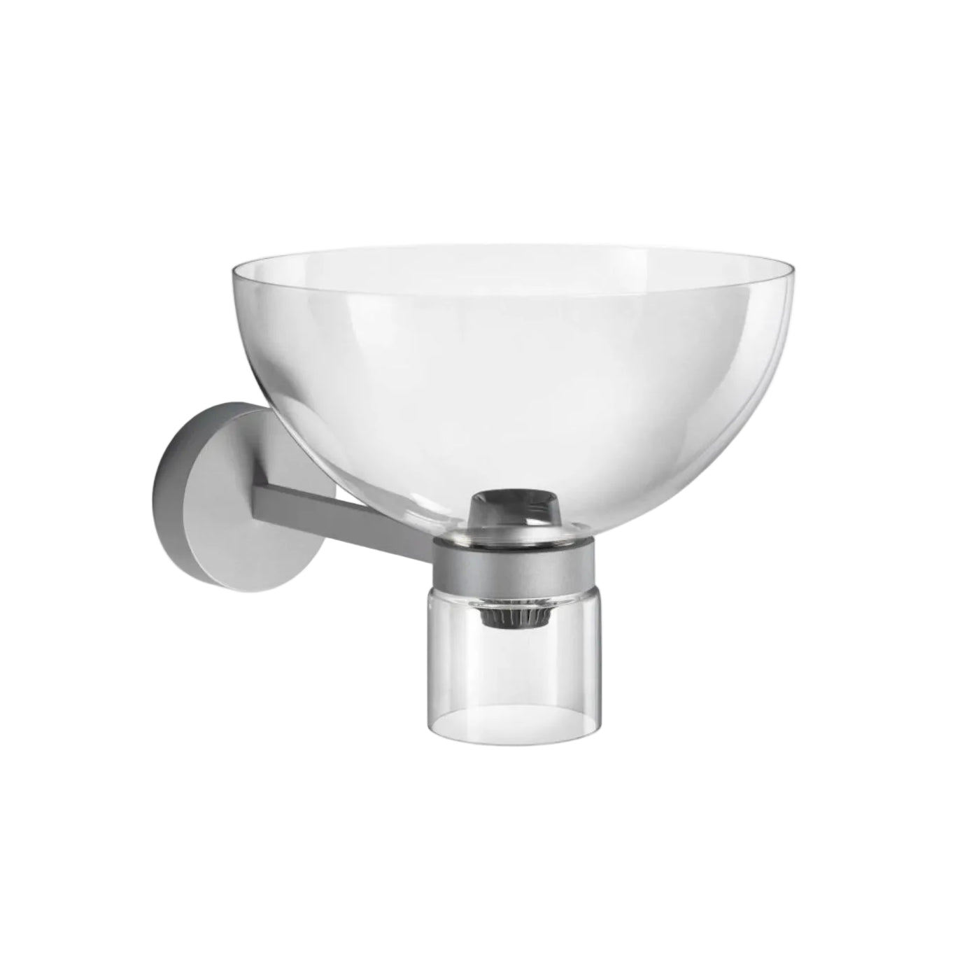 NOCTURNE BOWL Wall Lamp in Silver