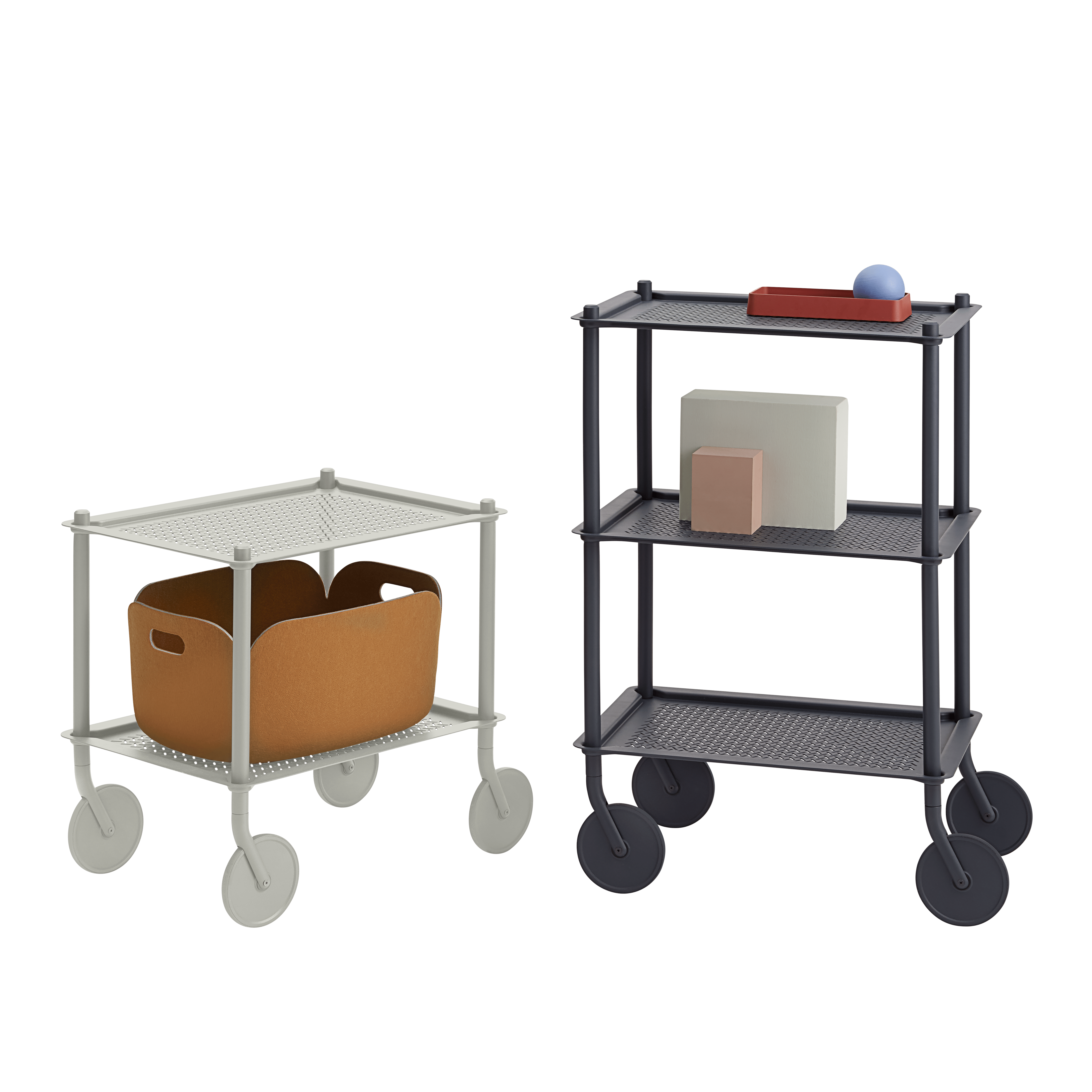 Outdoor cart FLOW navy blue