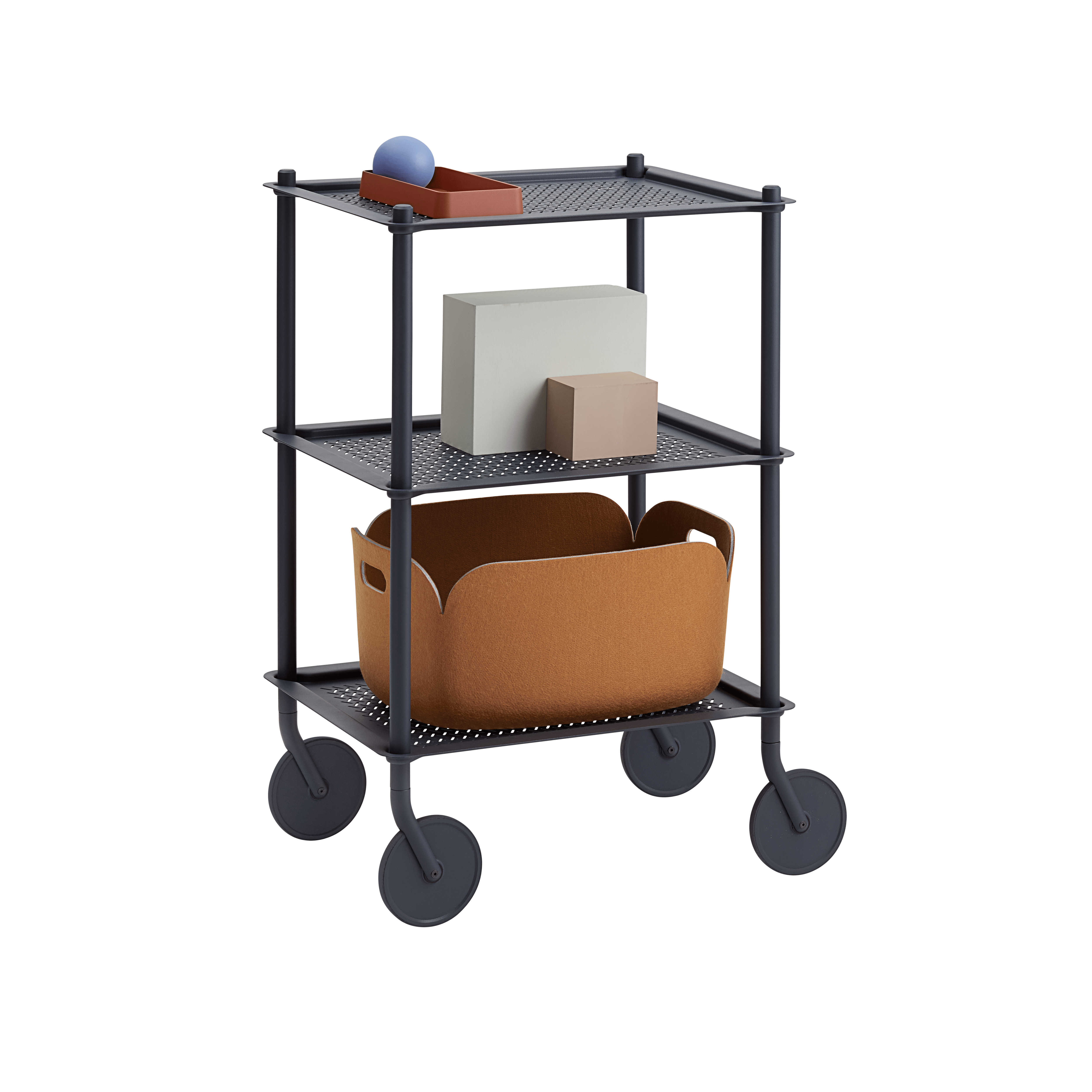 Outdoor cart FLOW navy blue