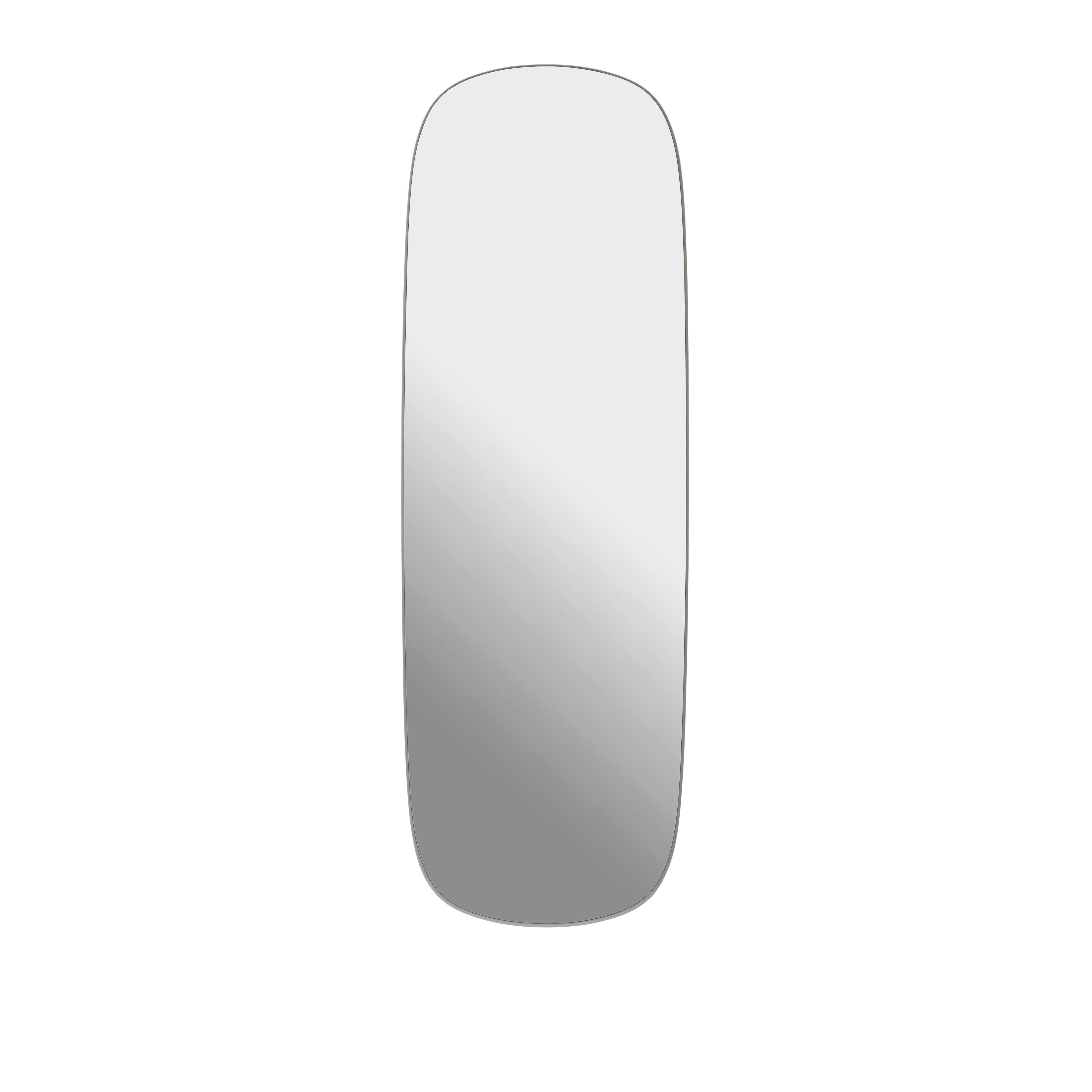 Framed Mirror Gray Frame