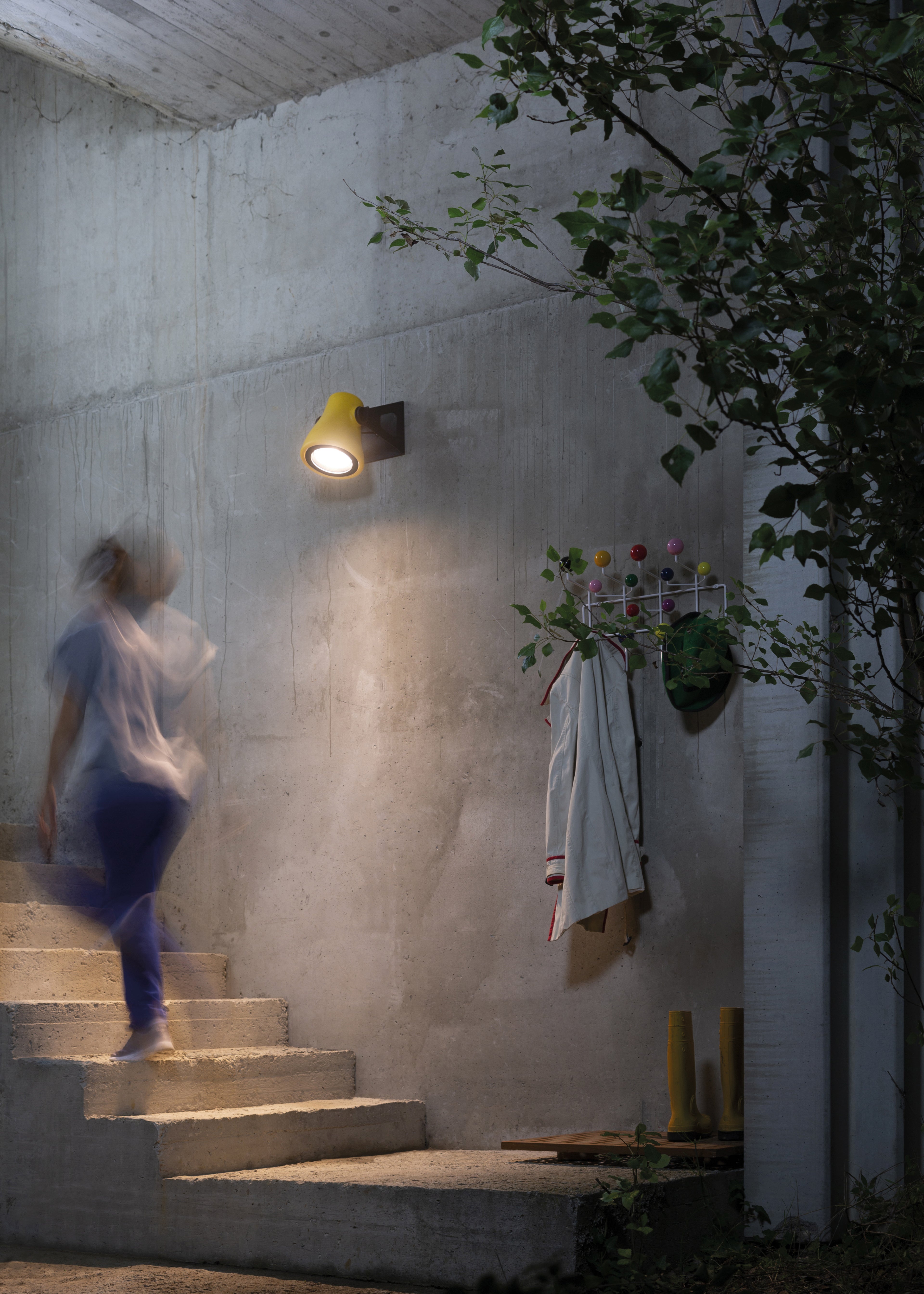 FROG Blue Outdoor Wall Lamp