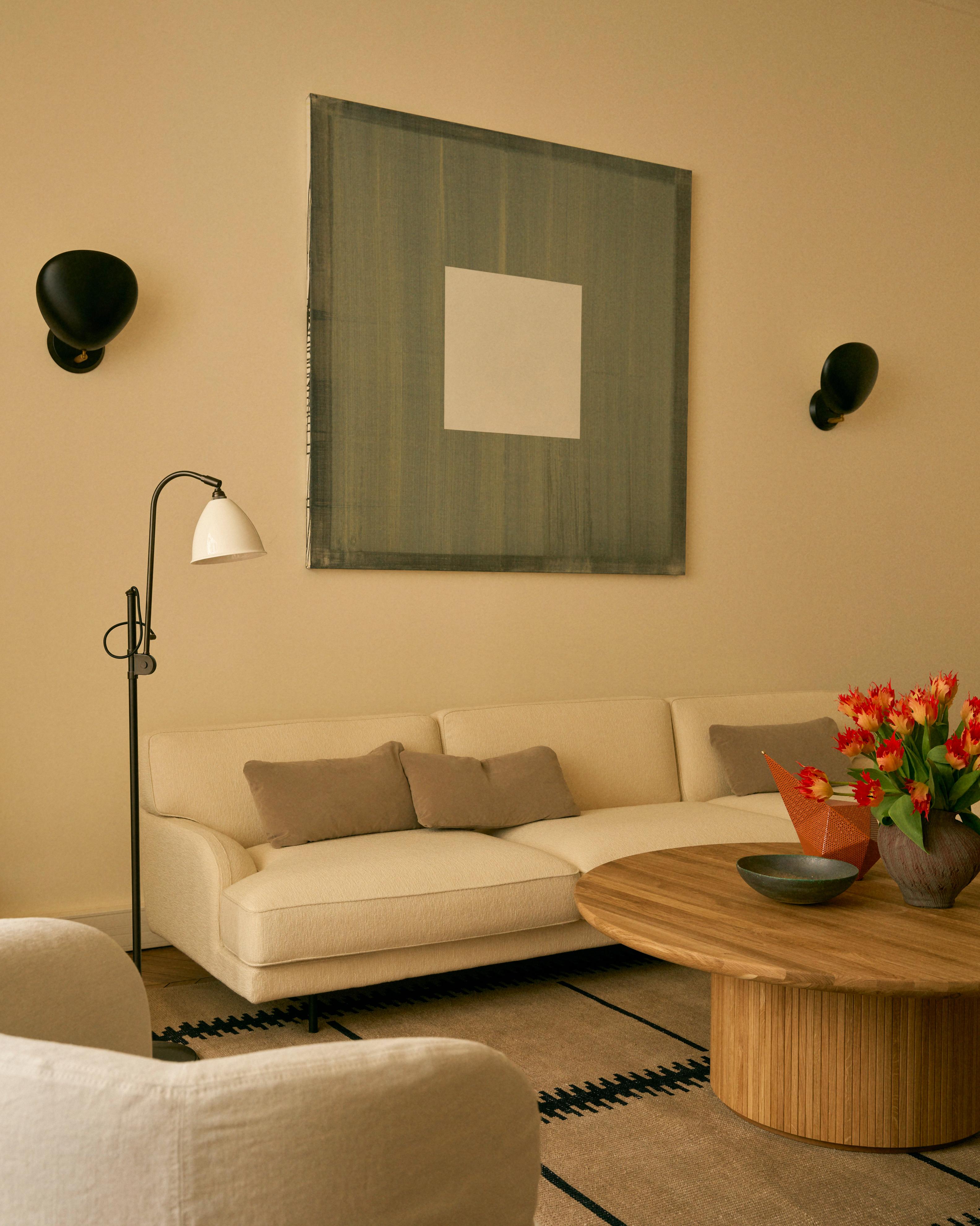 Upholstered STAY armchair