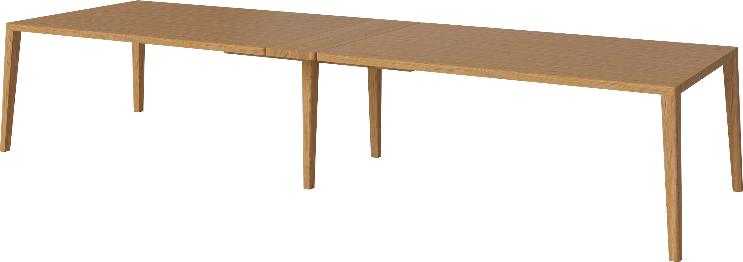 Graceful conference table oak wood