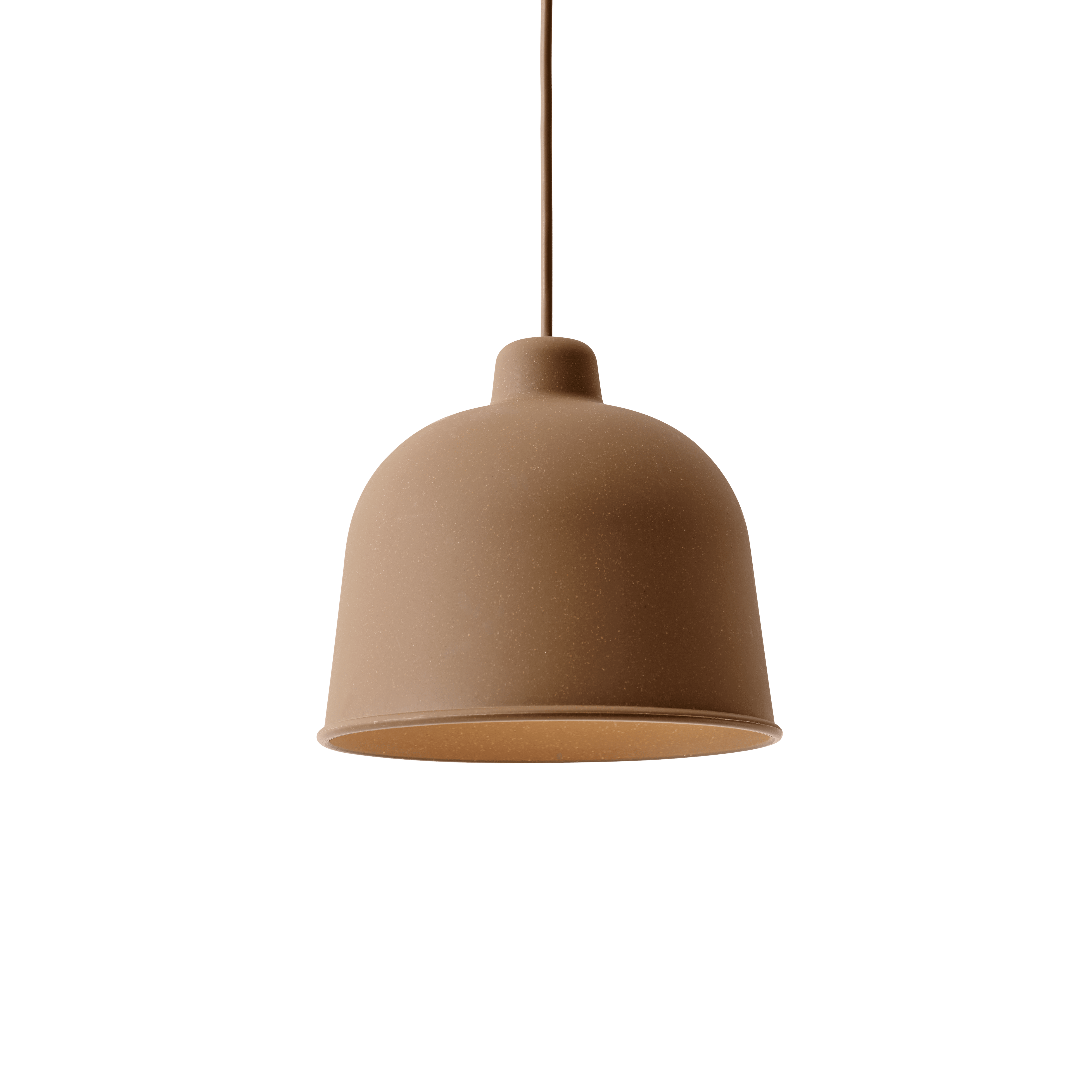 Hanging lamp GRAIN brown