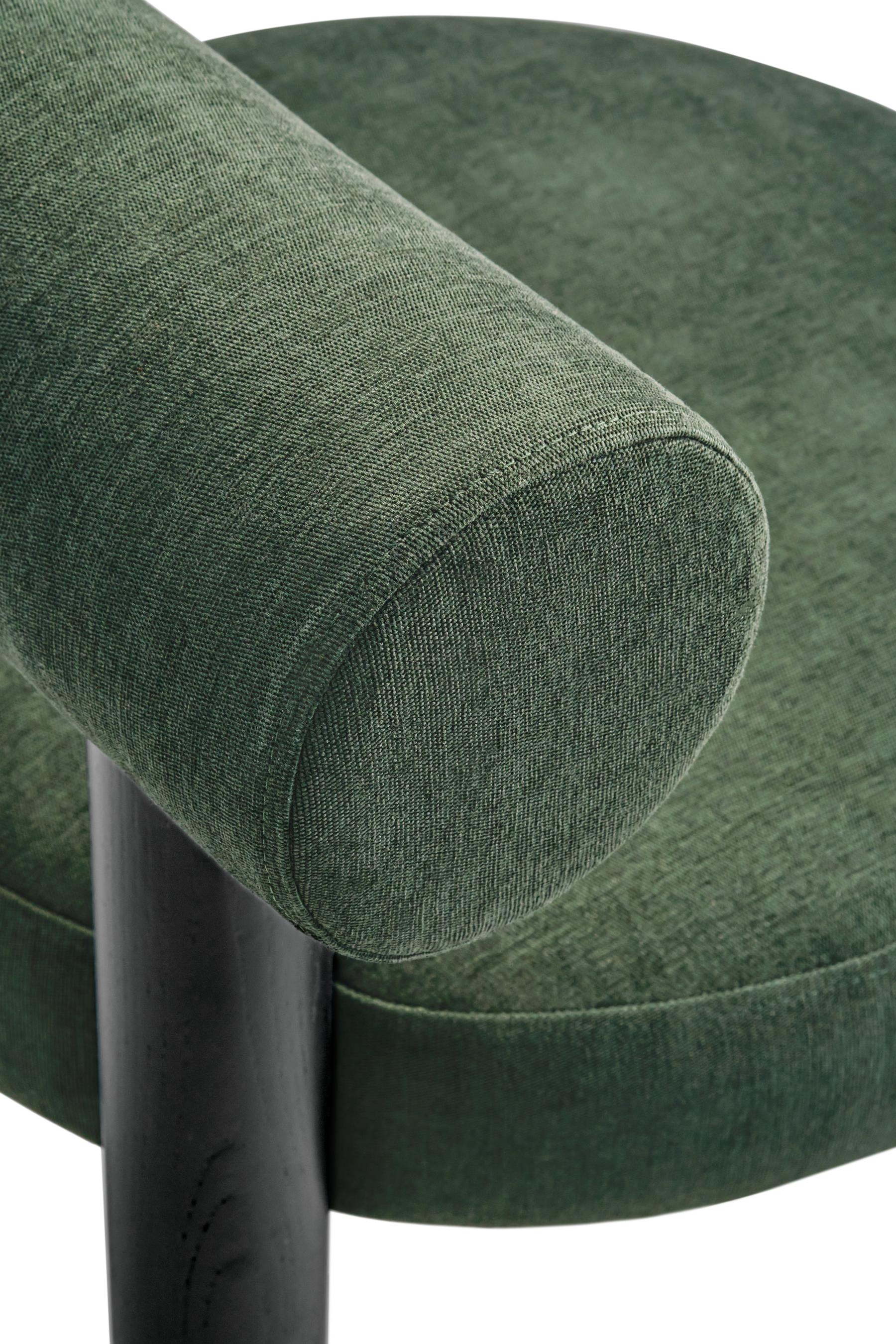 Upholstered GROPIUS CS2 Chair with Wooden Base