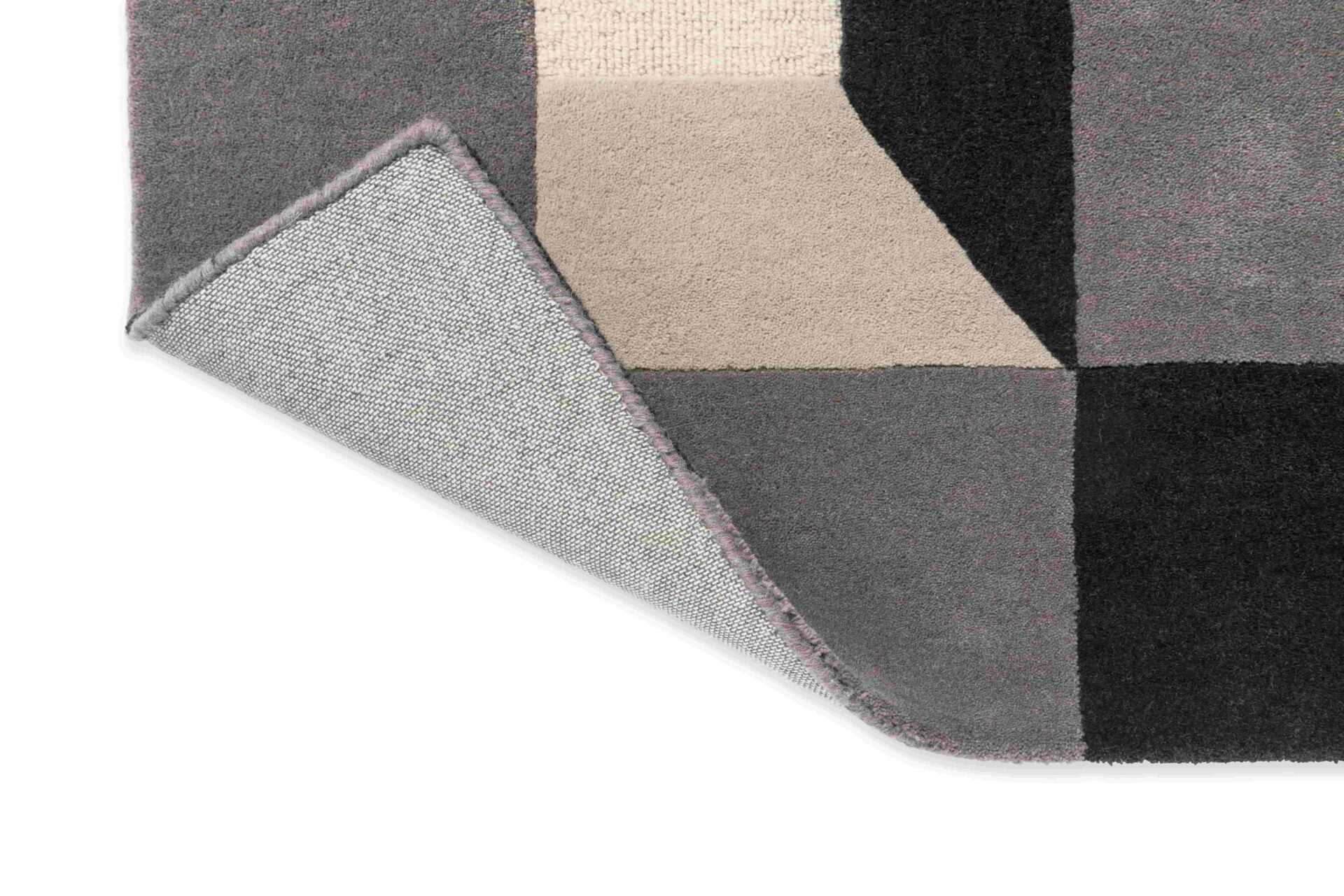 BLOCKS SLATE Teppich grau-beige