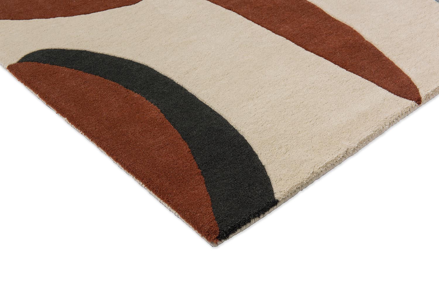 TORILLO CORNFLOWER WALNUT Teppich beige-braun