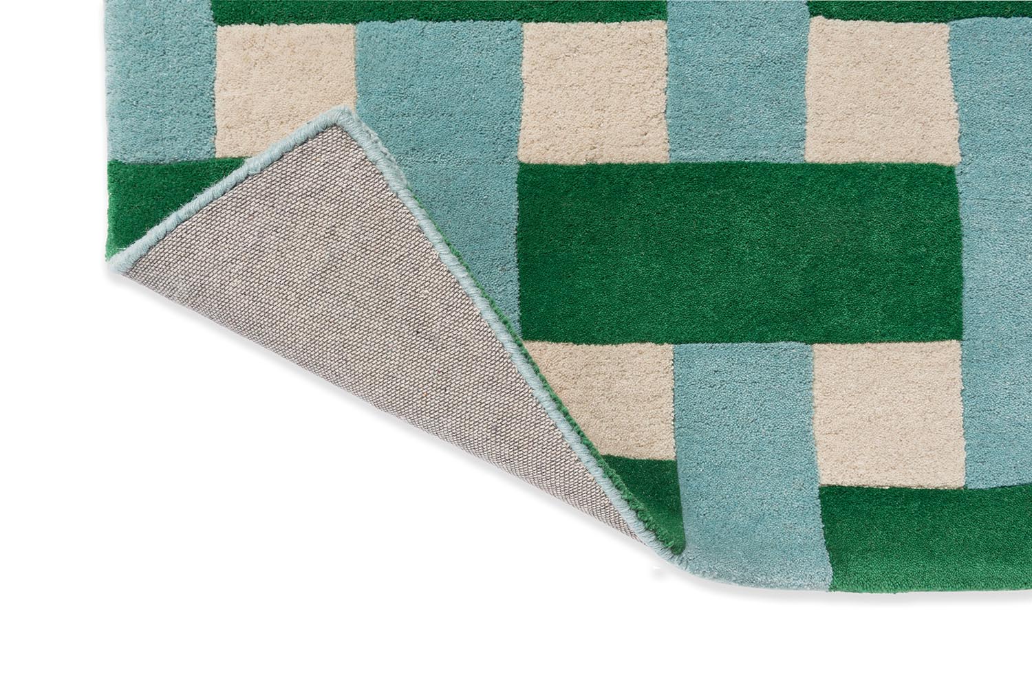 Dywan BASKETWEAVE EMERALD AQUAMARINE zielono-niebieski